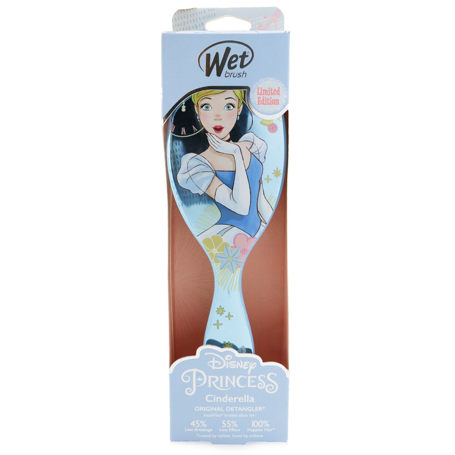Wet Brush Original Detangler Princess Wholehearted המברשת המקורית מהדורת נסיכות 1pc