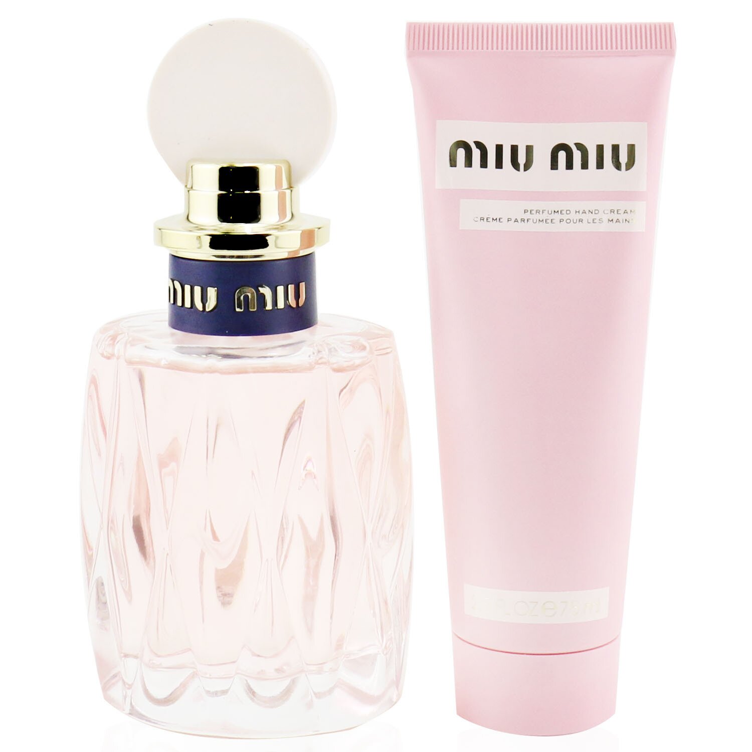 Miu Miu L'Eau Rosee Coffret: Eau De Toilette Spray 100ml/3.4oz + Perfumed Hand Cream 75ml/2.5oz 2pcs