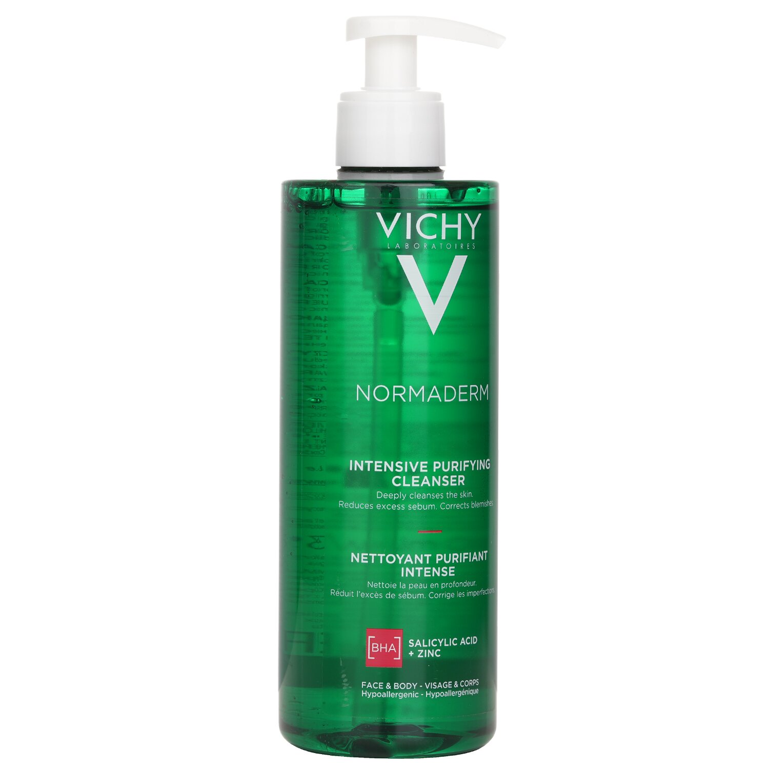 Vichy Normaderm Phytosolution Intensive Purifying Gel (For Oily, Blemish-Prone & Sensitive Skins) ג'ל עבור עור נטיה לפצעונים ועור רגיש 400ml/13.5oz
