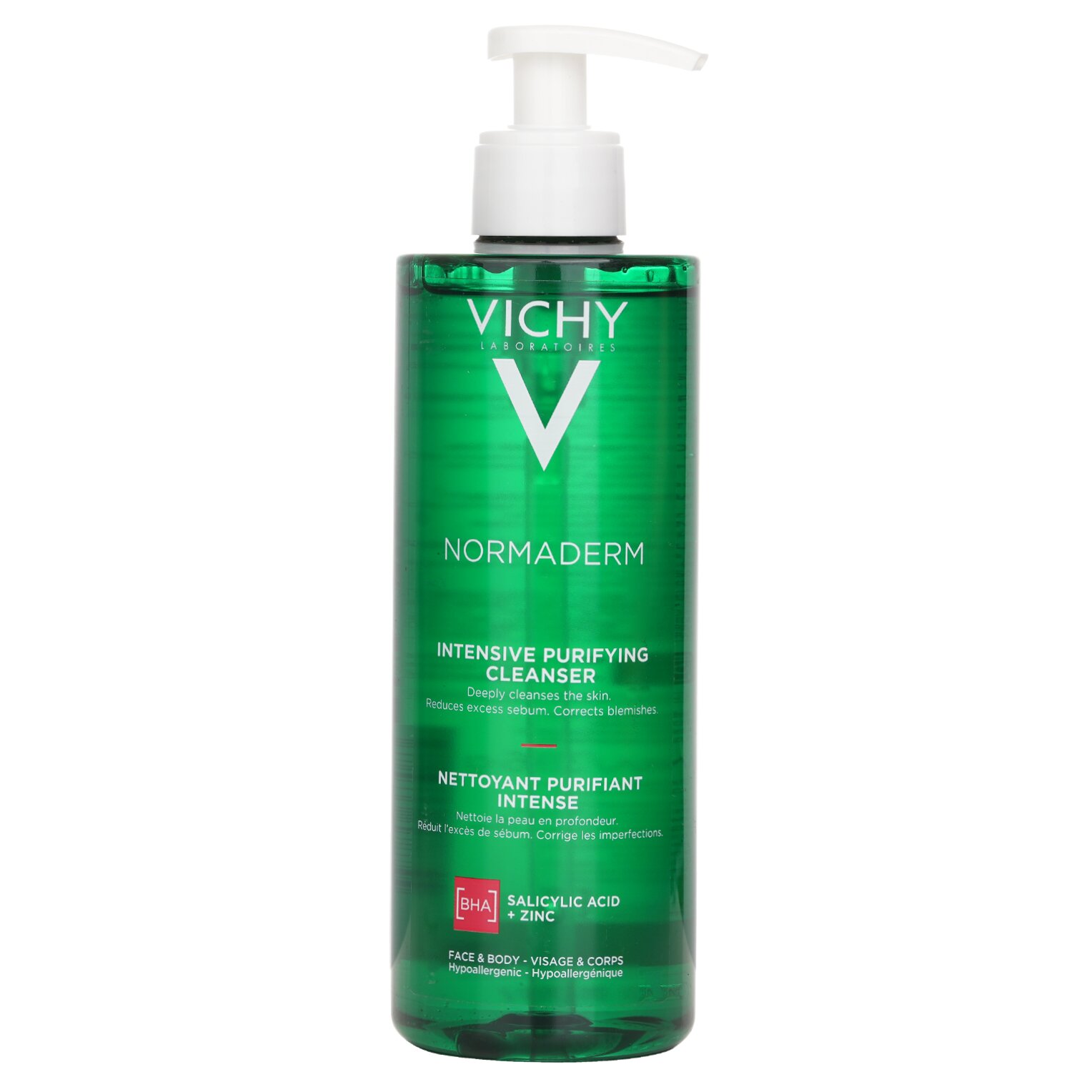 Vichy Normaderm Phytosolution Intensive Purifying Gel (For Oily, Blemish-Prone & Sensitive Skins) ג'ל עבור עור נטיה לפצעונים ועור רגיש 400ml/13.5oz