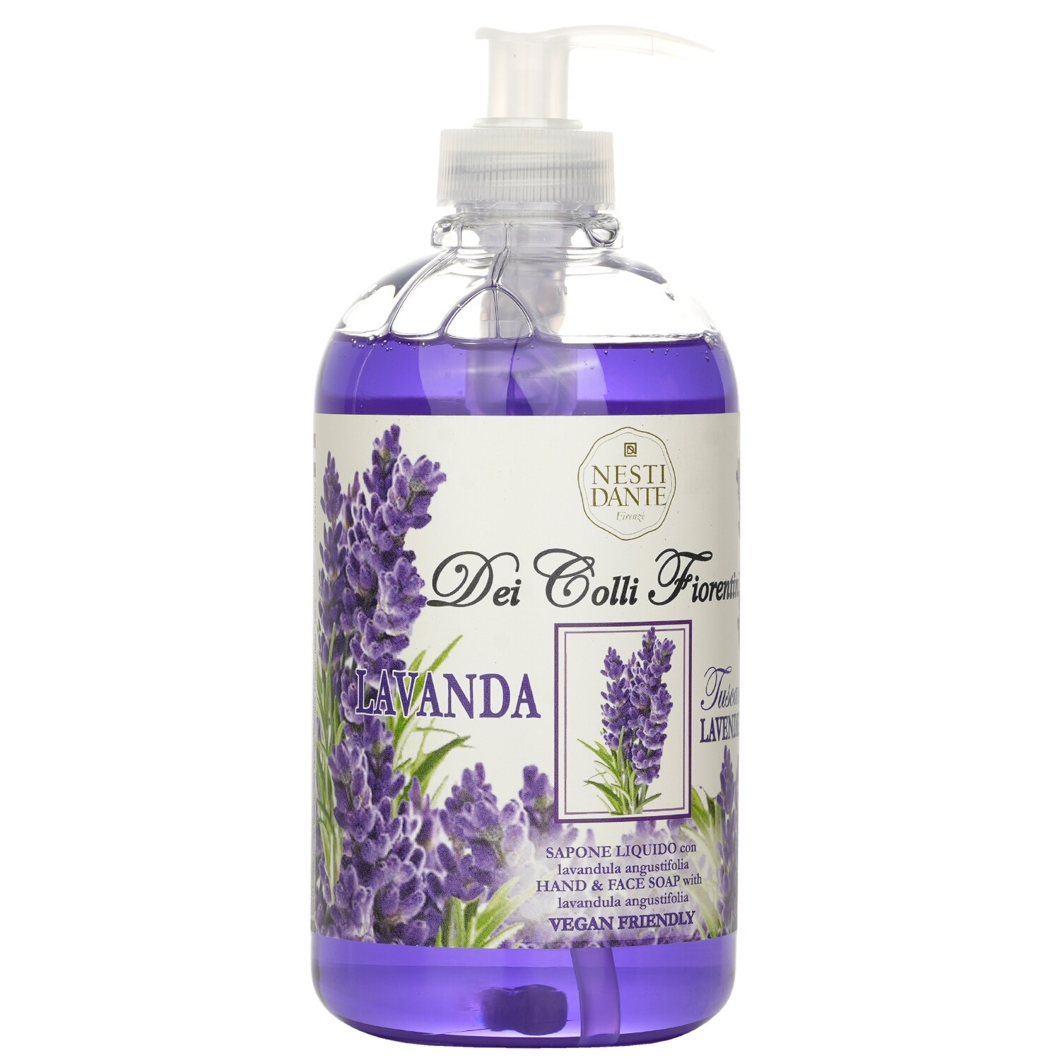 Nesti Dante Sabonete para mãos e rosto Dei Colli Fiorentini com lavandula angustifolia - lavanda toscana 500ml/16.9oz