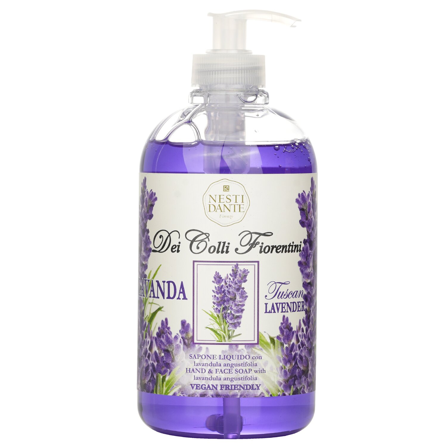 Nesti Dante Sabonete para mãos e rosto Dei Colli Fiorentini com lavandula angustifolia - lavanda toscana 500ml/16.9oz