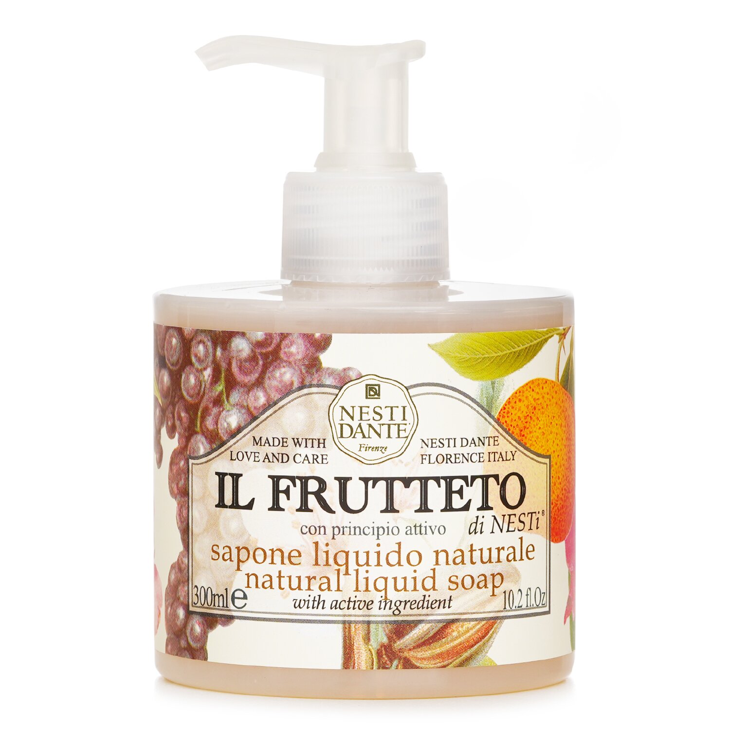 Nesti Dante Natural Liquid Soap סבון נוזלי טבעי - Il Frutteto Liquid Soap 300ml/10.2oz