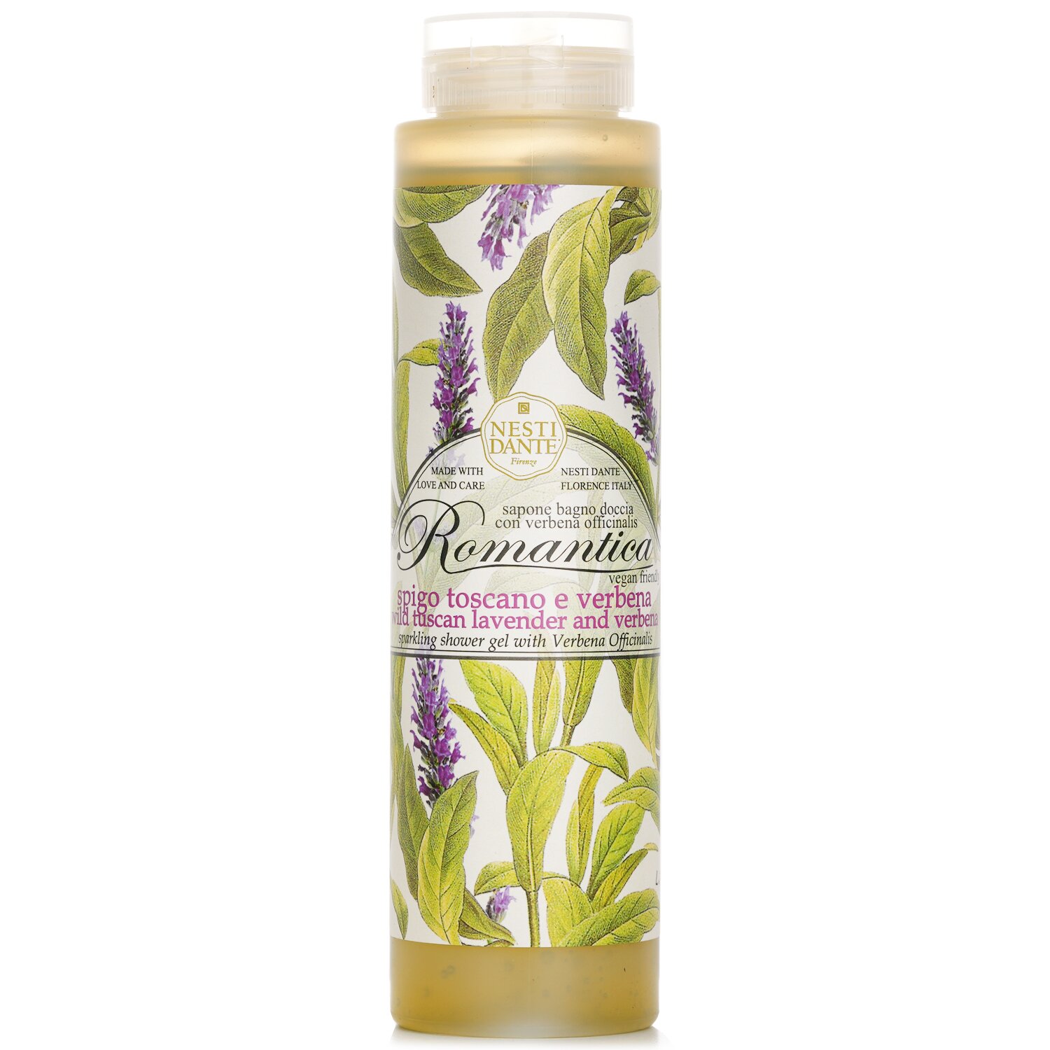 Nesti Dante Romantica Sparkling Shower Gel With Verbena Officinalis - Wild Tuscan Lavender & Verbena 300ml/10.2oz