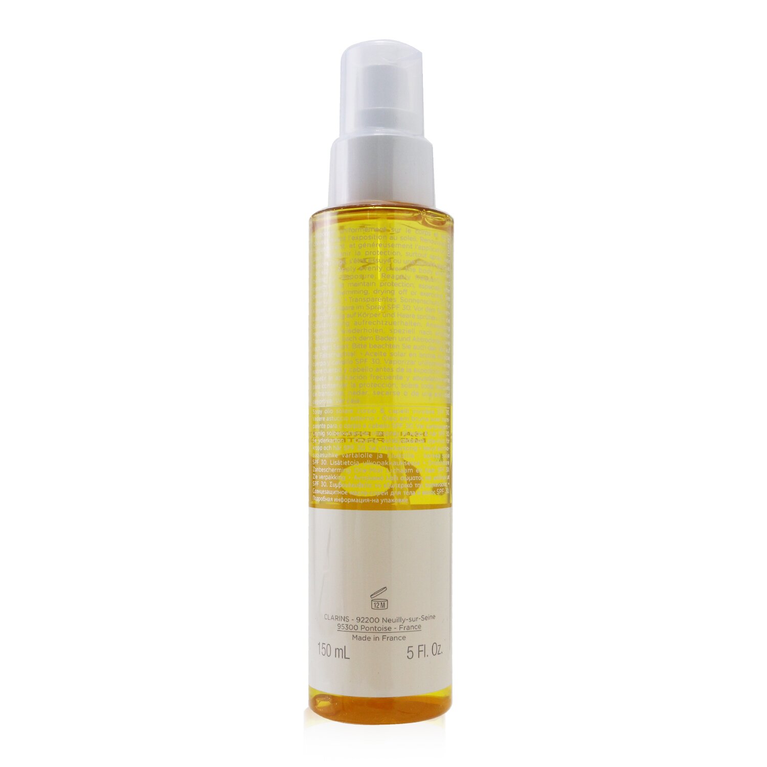 Clarins Sun Care Oil Mist For Body & Hair SPF 30 (Unboxed) 150ml/5oz