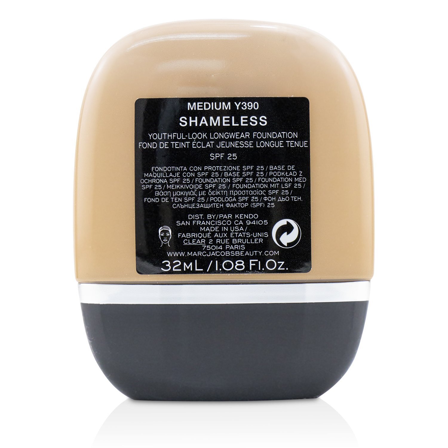 Marc Jacobs 馬克·雅各布斯 Shameless Youthful Look Longwear Foundation SPF25 32ml/1.08oz