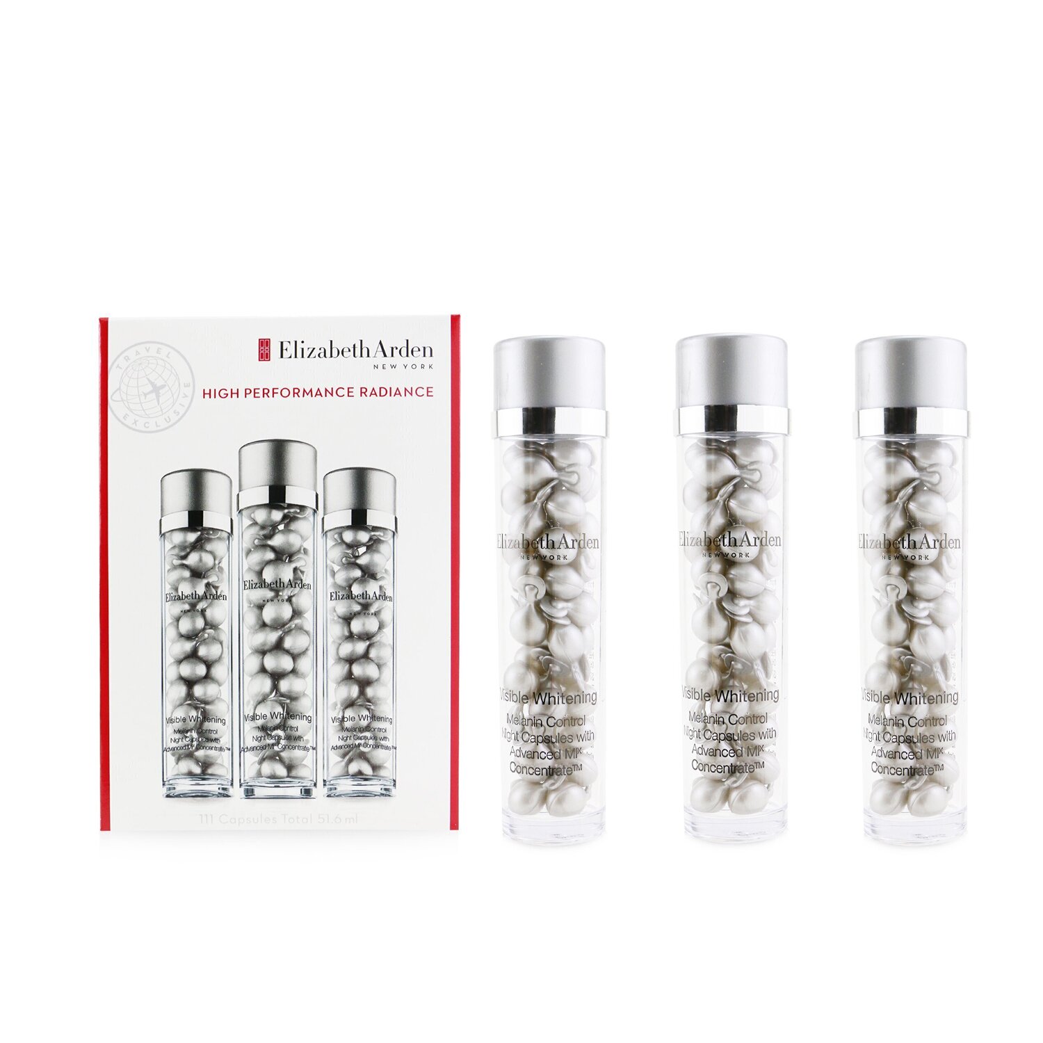 Elizabeth Arden Visible Whitening Melanin Control Night Capsules Trio Set 3x37Caps