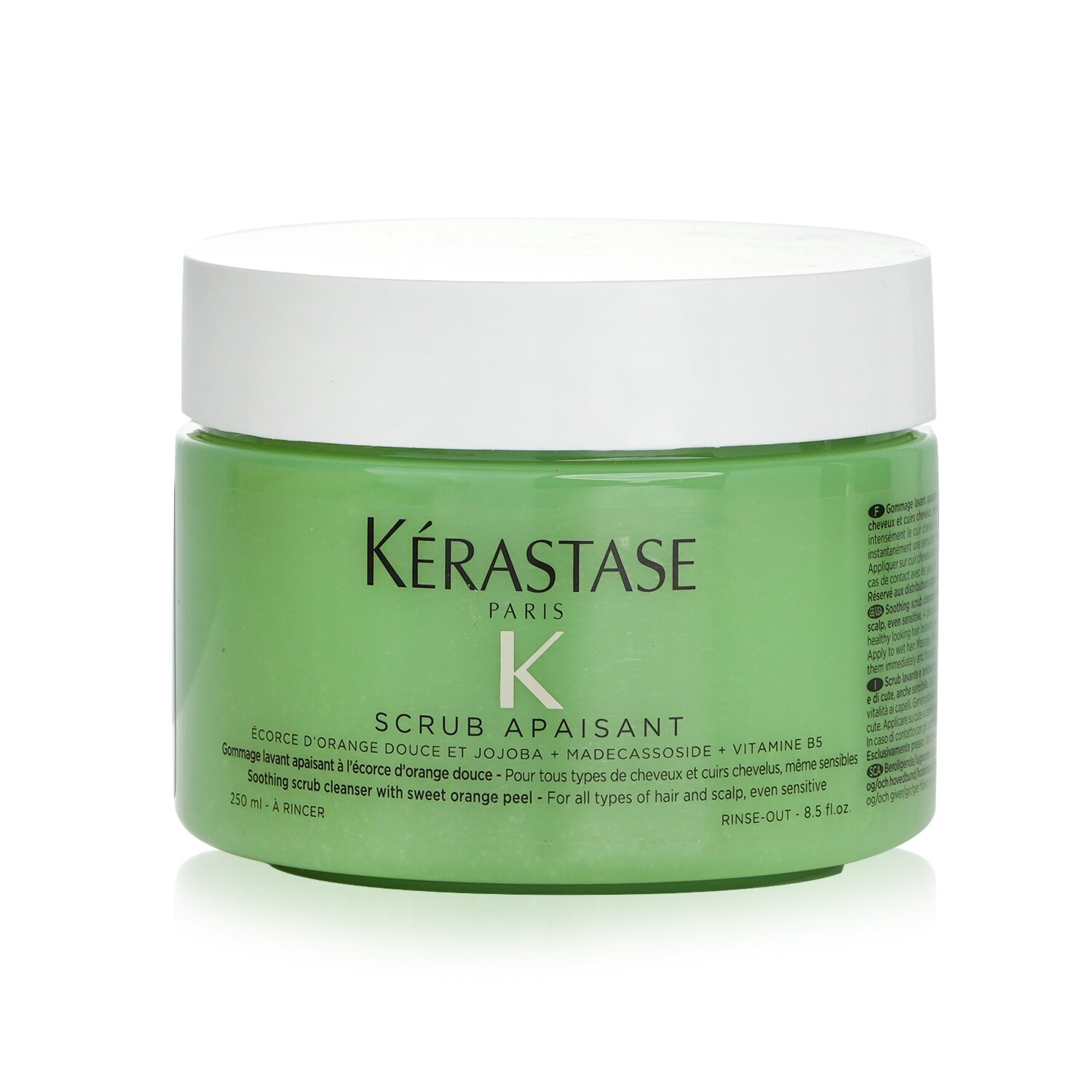 Kerastase Fusio-Scrub Scrub Apaisant Soothing Scrub Cleanser with Sweet Orange Peel (For All Types of Hair and Scalp, Even Sensitive) 250ml/8.5oz