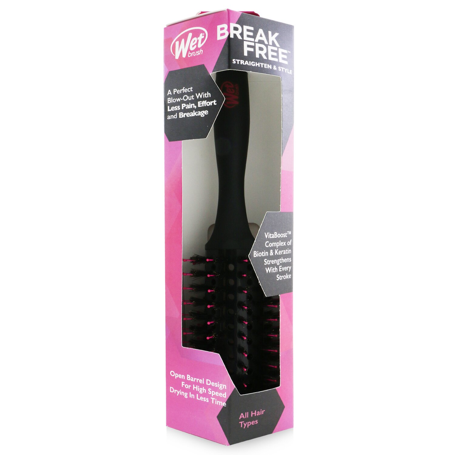 Wet Brush Fast Dry Round Brush 1pc