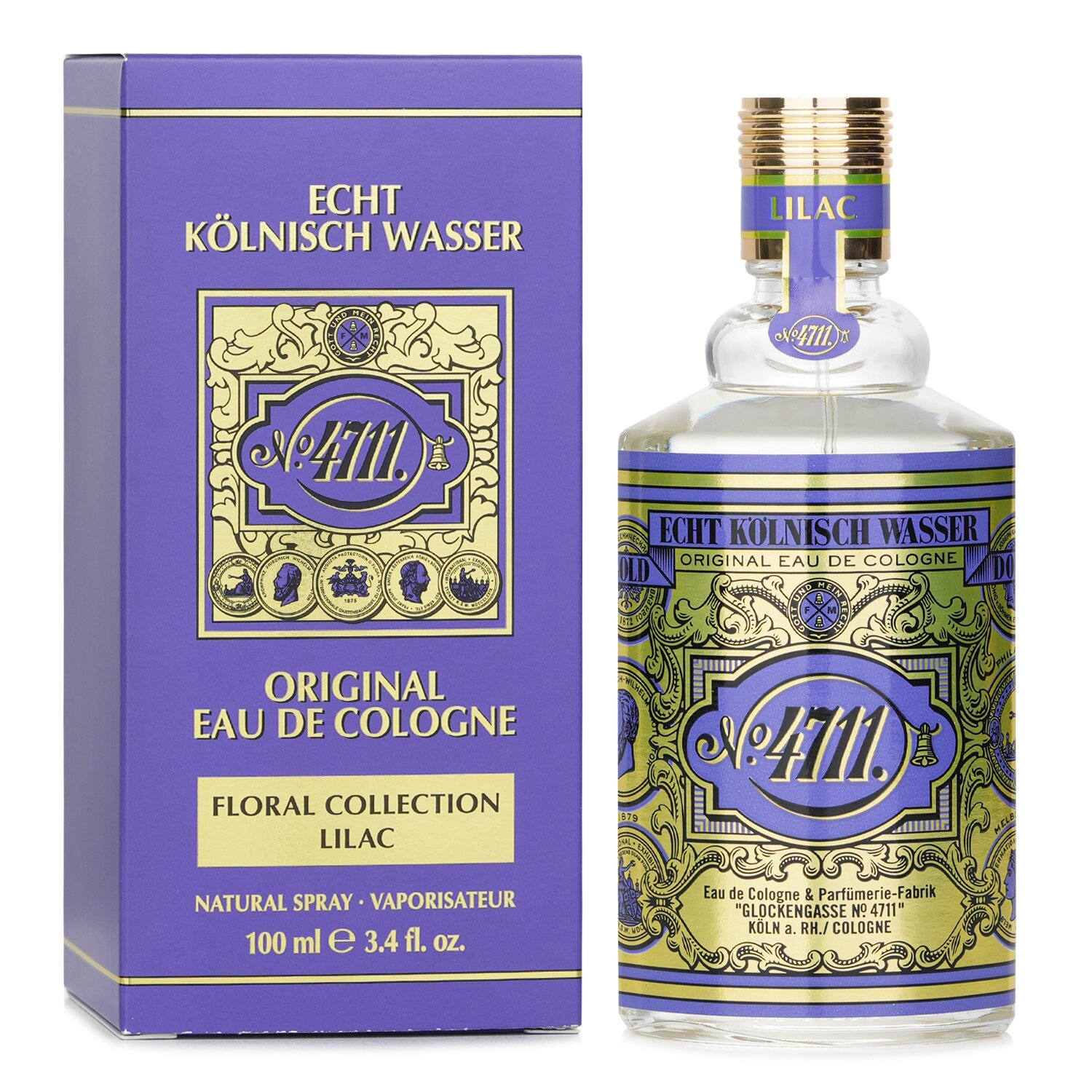 4711 Lilac Eau De Cologne Spray 100ml/3.4oz