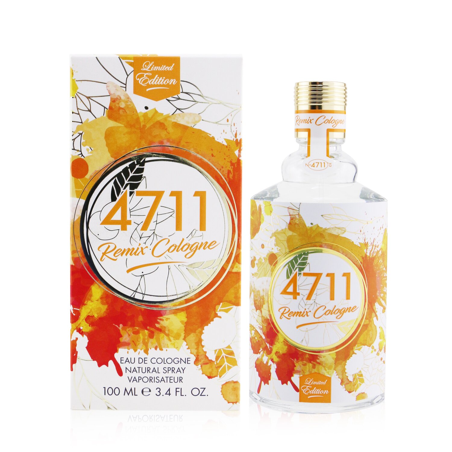 4711 Remix Cologne Orange Eau De Cologne Spray 100ml/3.4oz