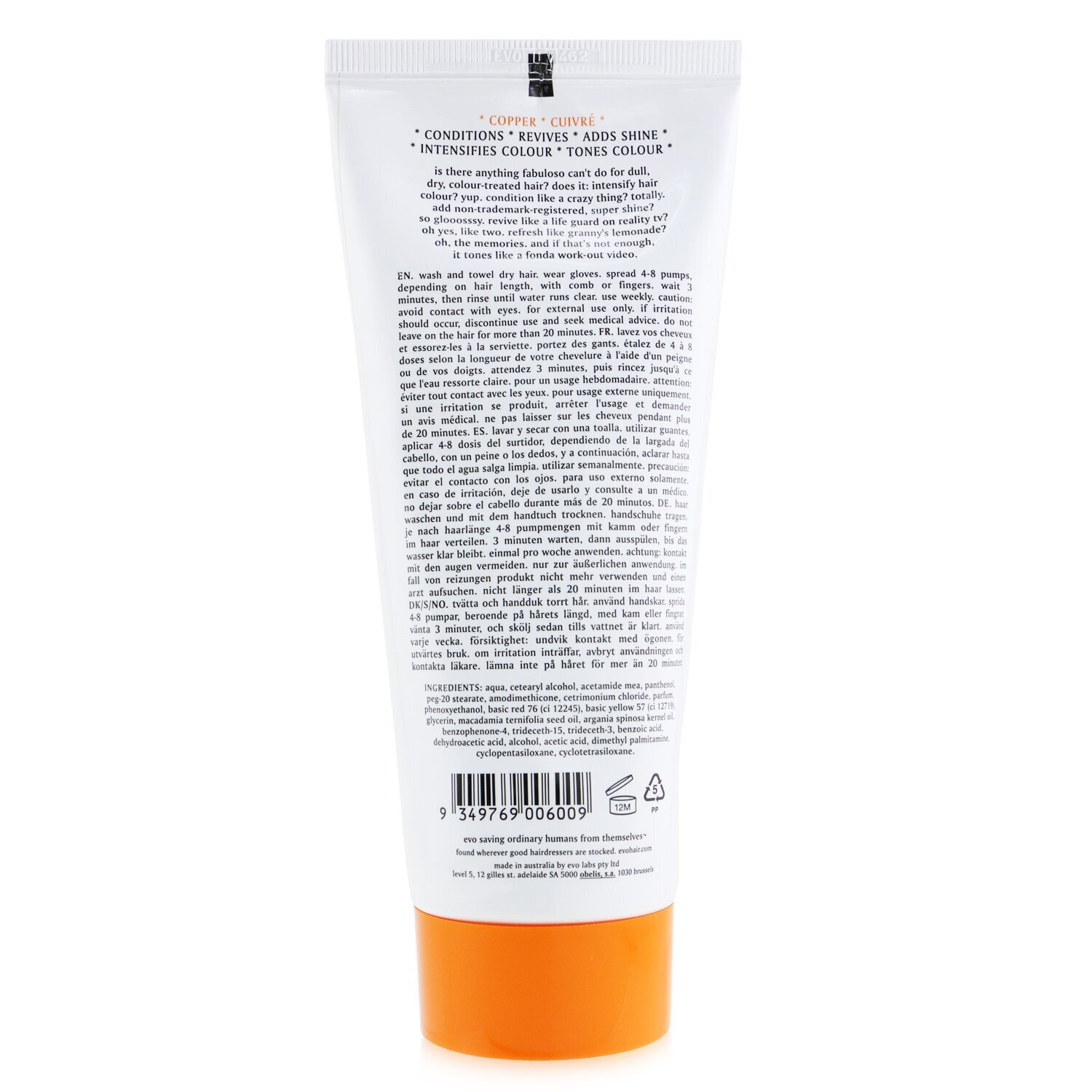 Evo Fabuloso Colour Intensifying Conditioner 220ml/7.5oz