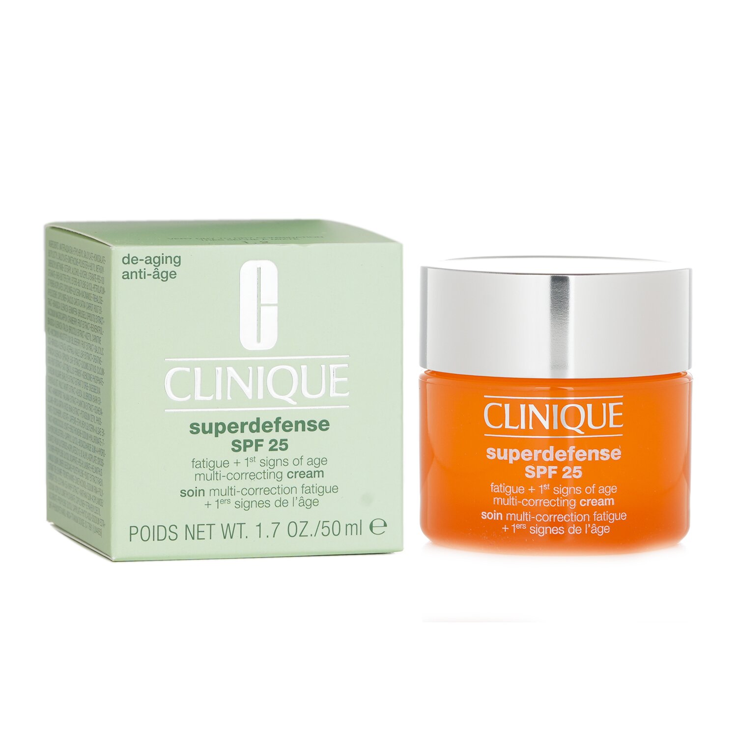 Clinique Superdefense SPF 25 Fatigue + 1st Signs Of Age Multi-Correcting Cream - Very Dry to Dry Combination 50ml/1.7oz