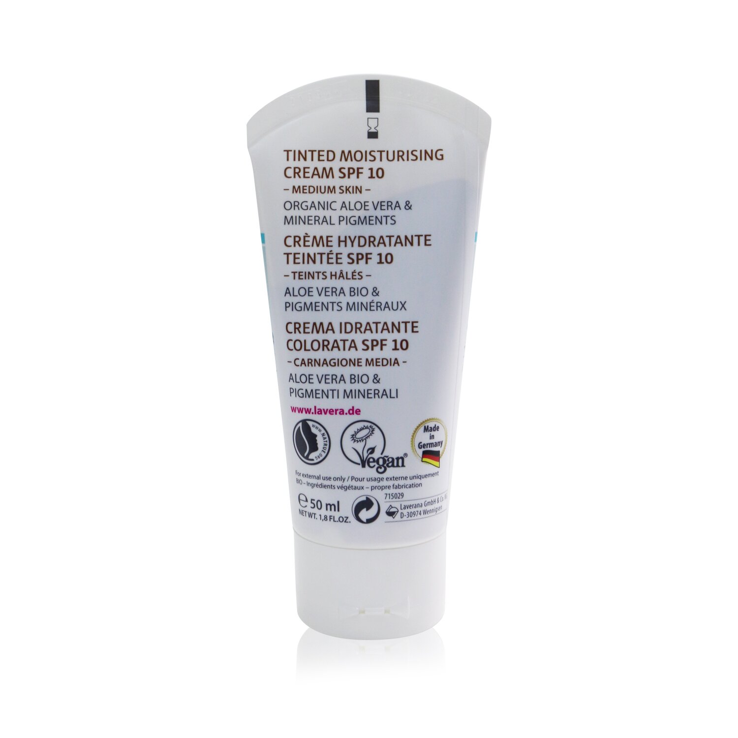 Lavera Basis Sensitiv Tinted Moisturising Cream SPF 10 50ml/1.8oz