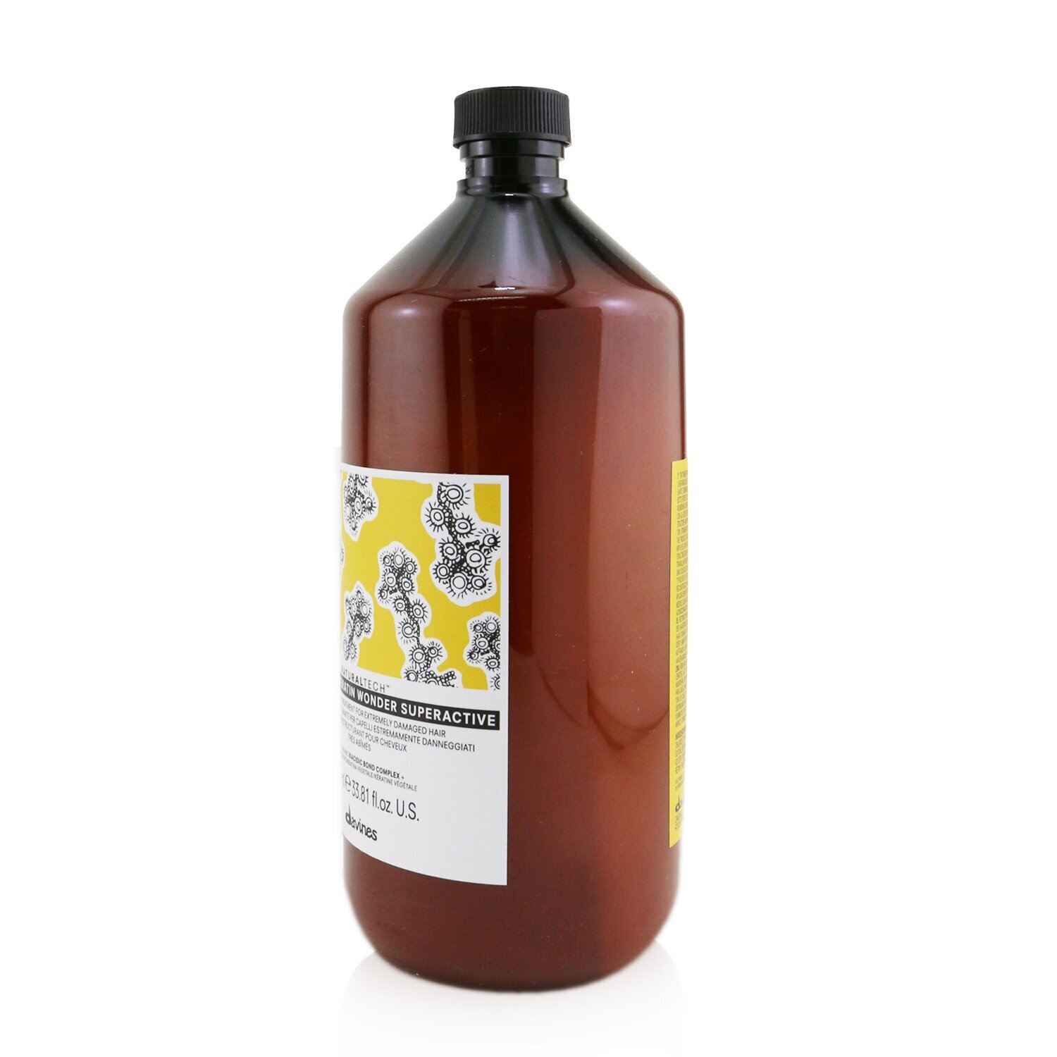 Davines Natural Tech Nourishing Keratin Wonder Superactive (Restructuring Treatment For Extremely Damaged Hair) 1000ml/33.81oz