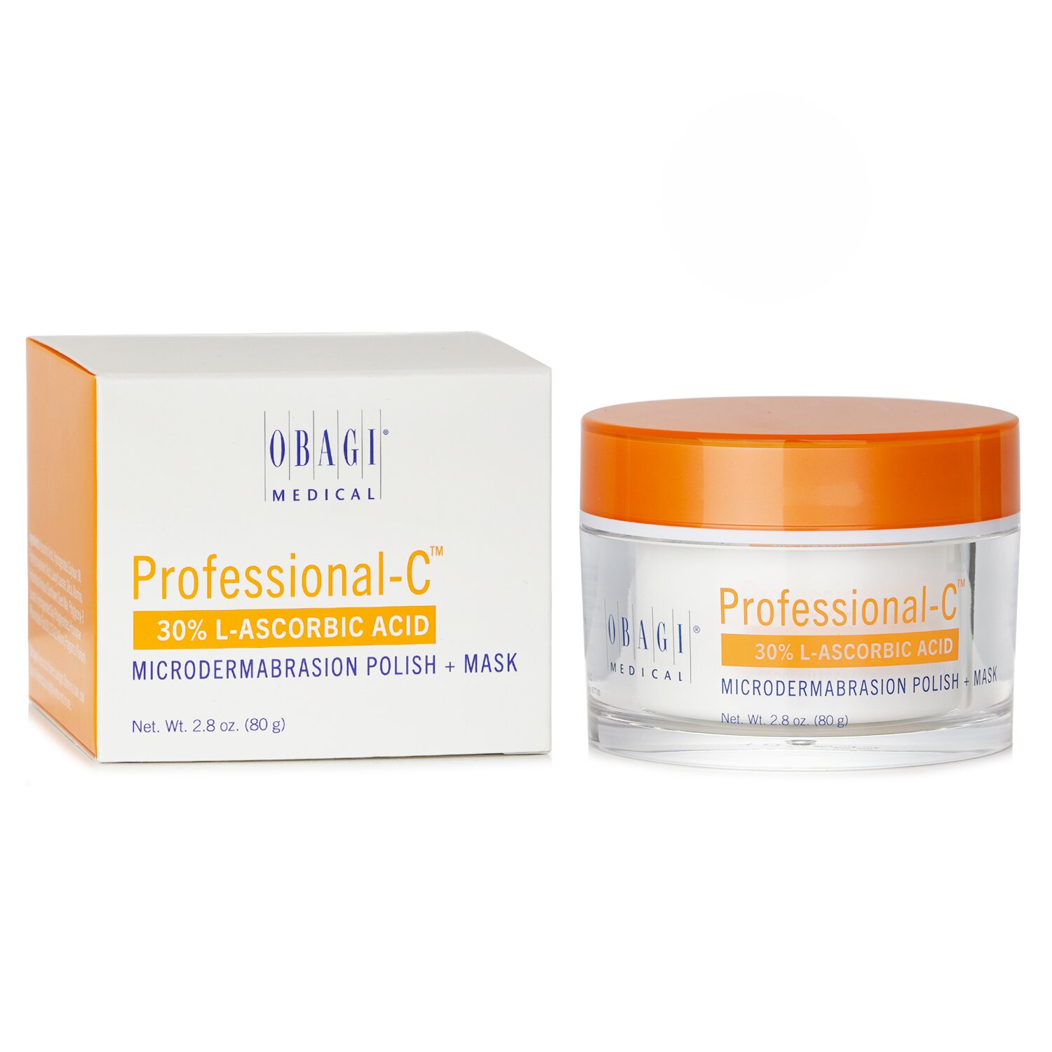 Obagi Professional-C 30% L-Ascorbic Acid Microdermabrasion Polish + Mask 80g/2.8oz