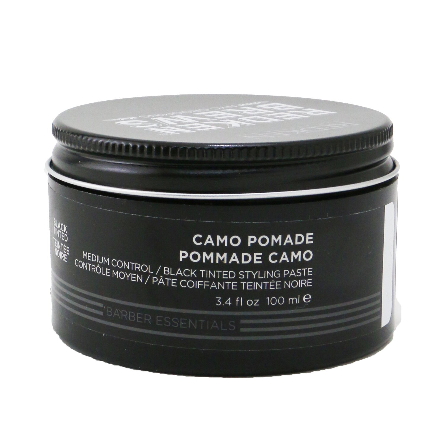Redken Brews Camo Pomade (Medium Control / Black Tinted Styling Paste) 100ml/3.4oz