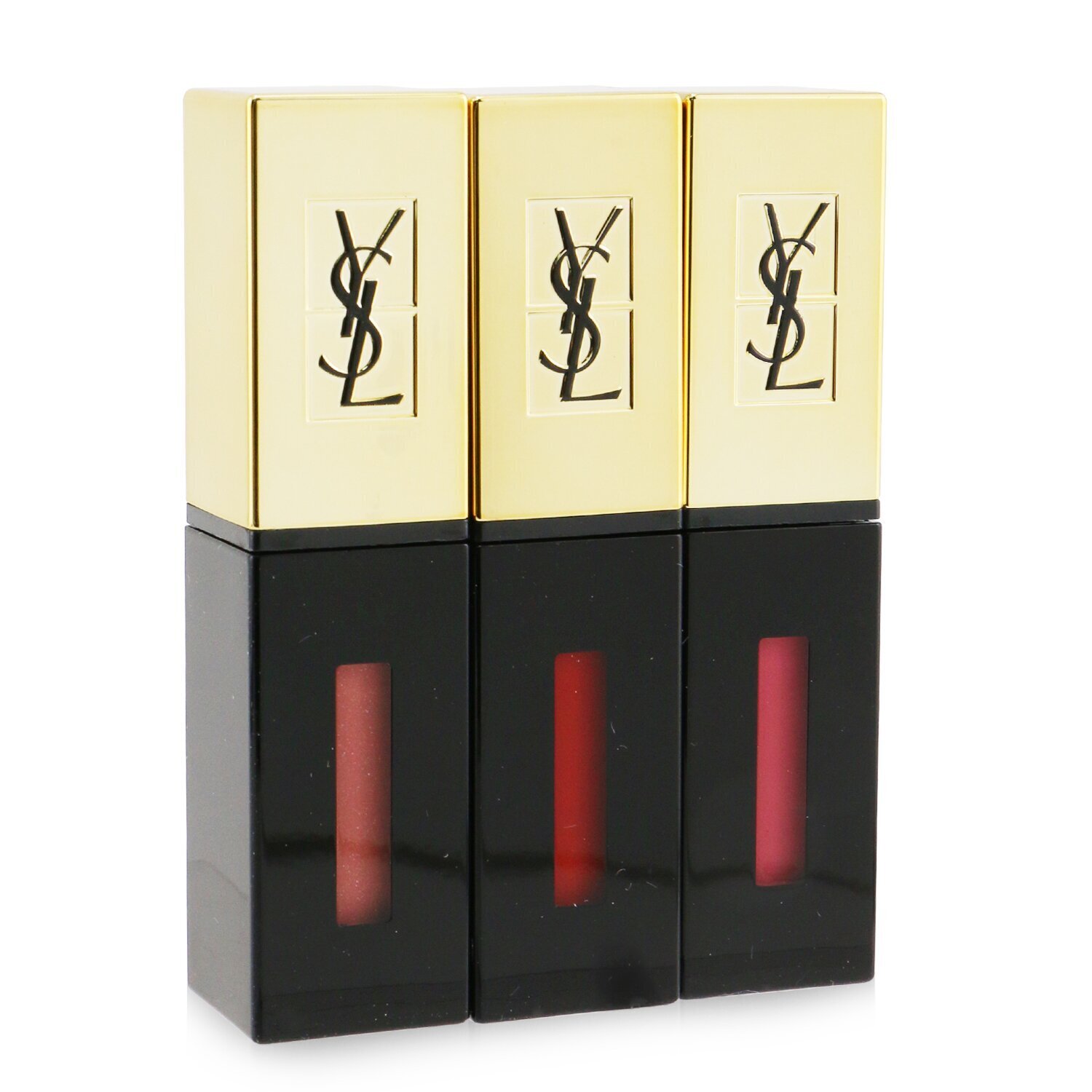 Yves Saint Laurent  伊夫聖羅蘭 YSL Rouge Pur Couture Vernis à Lèvres唇釉3支裝 ( 3x6ml/0.2oz