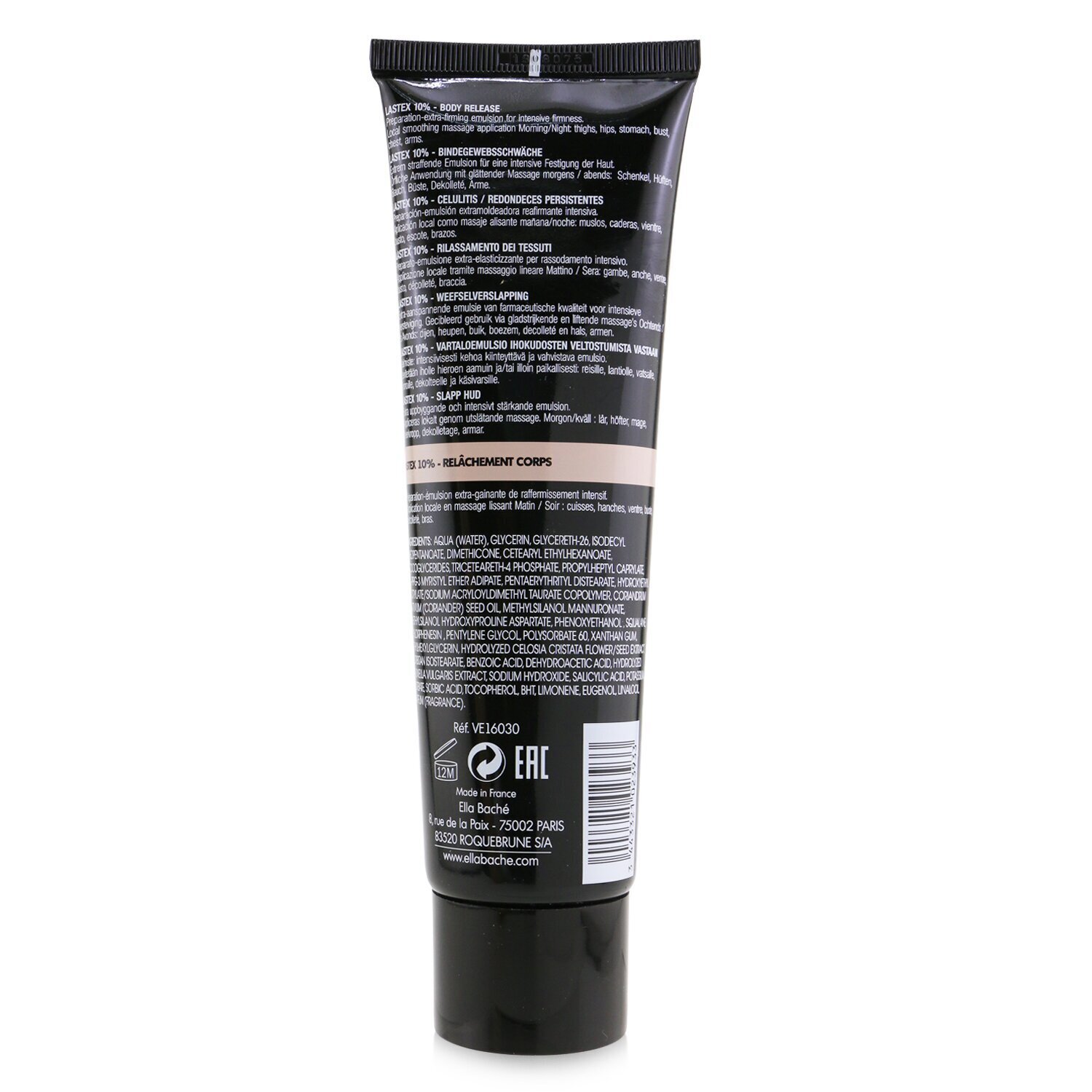 Ella Bache Nutridermologie Lab Lastex 10% Body Release Magistral Emulsion Stretch Firmness Effect 150ml/5.07oz