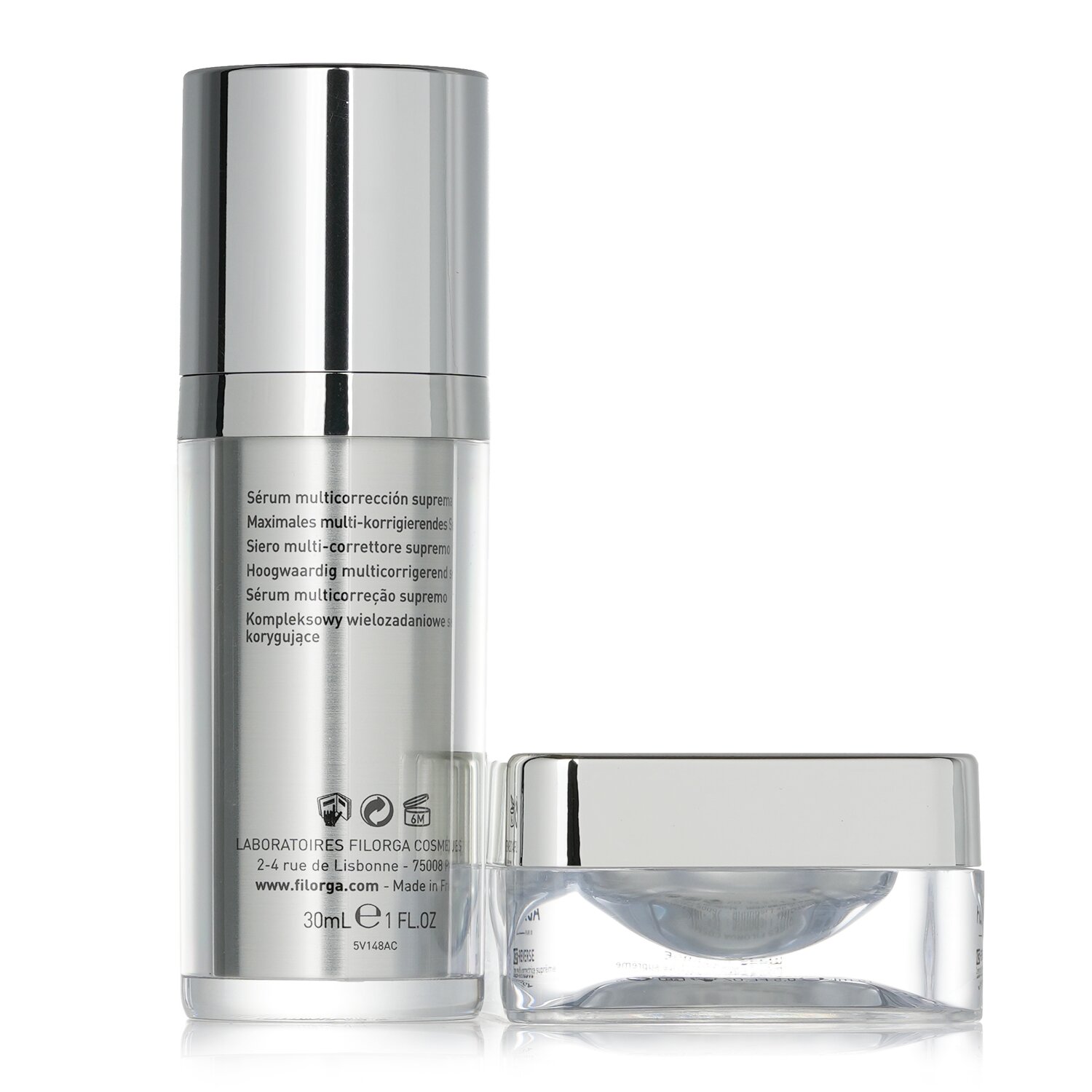 Filorga ชุดคุณภาพผิวสูงสุด: NCEF-Intensive Supreme Multi-Correction Serum 30ml + NCEF-Reverse Supreme Multi-Correction Cream 15ml 2pcs