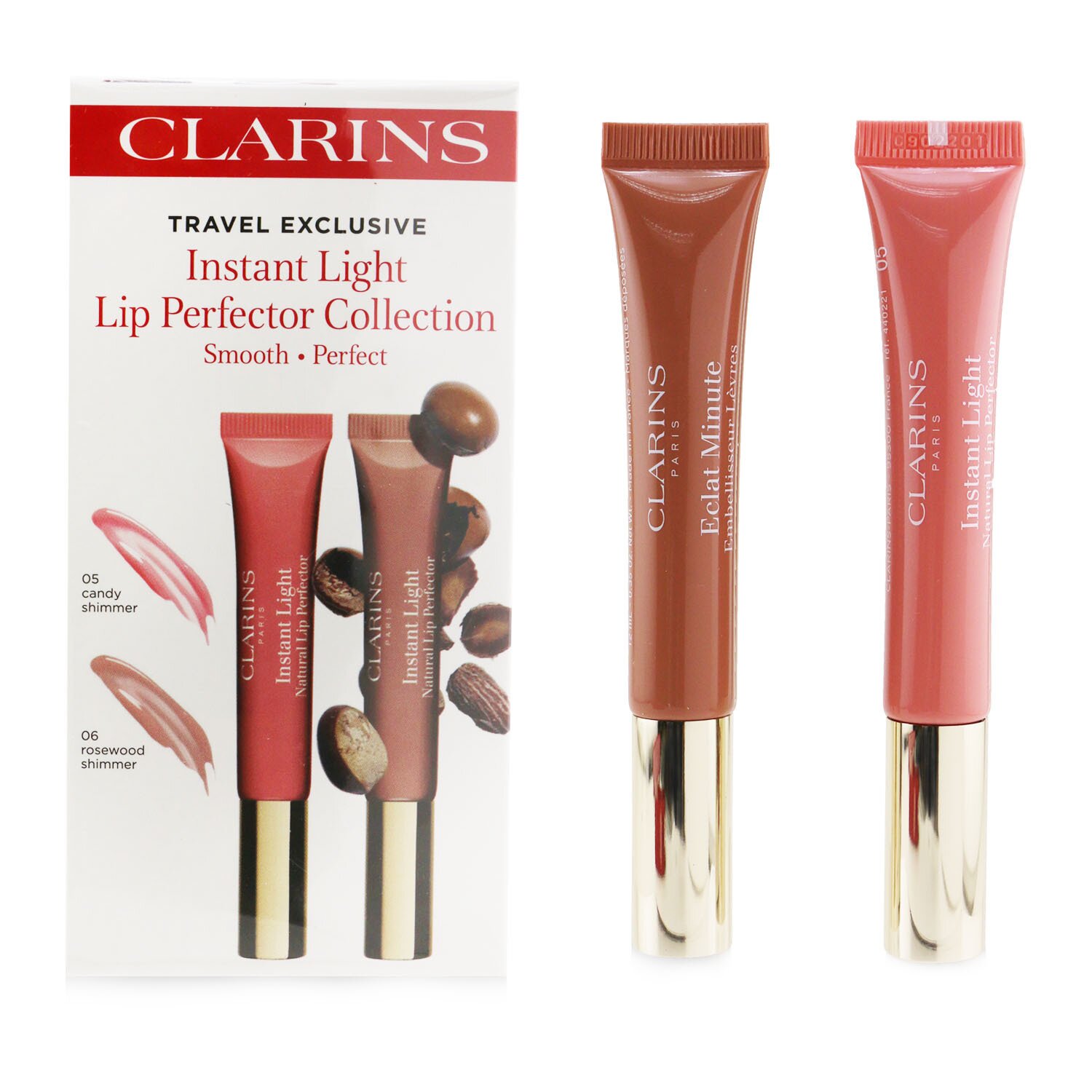 Clarins Instant Light Lip Perfector Collection 2x 12ml/0.35oz