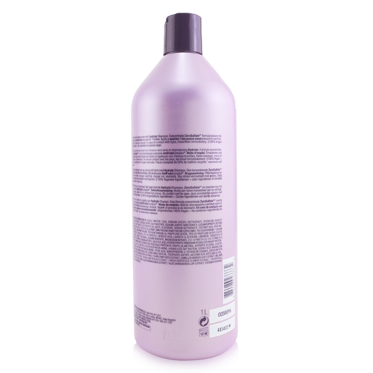 Pureology Hydrate Shampoo (For Dry Colour-Treated Hair) 1000ml/33.8oz
