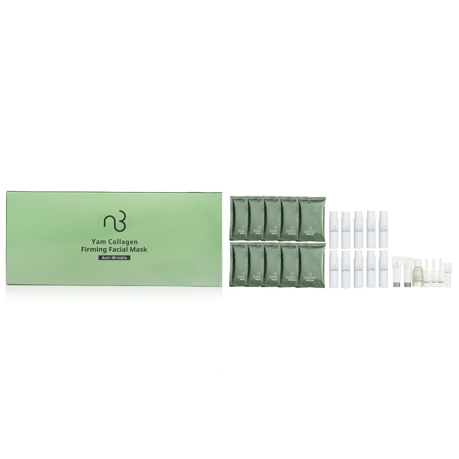 Natural Beauty Yam Collagen Firming Facial Mask - Anti-Wrinkle 10applications