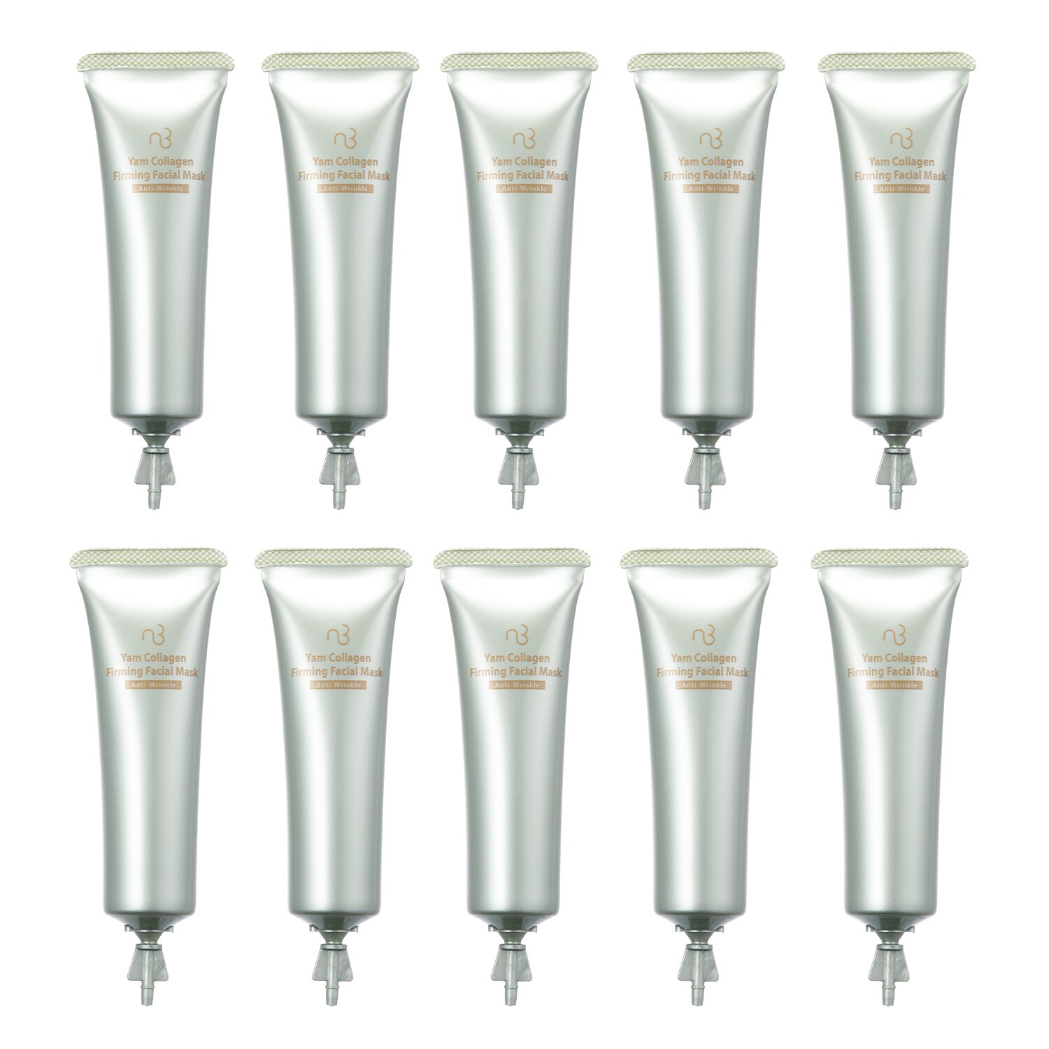 Natural Beauty Yam Collagen Ujędrniająca Maseczka do Twarzy - Przeciwzmarszczkowa 10applications