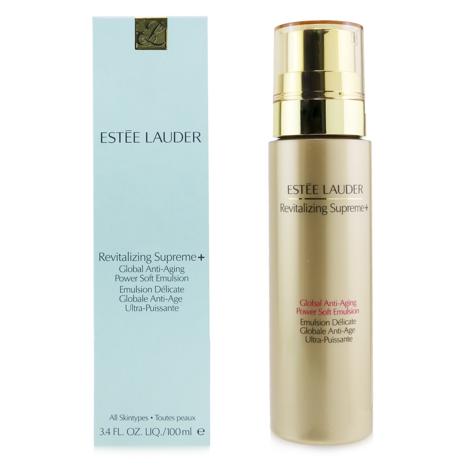 Estee Lauder Revitalizing Supreme + Global Anti-Aging Power Soft Emulsion 100ml/3.4oz