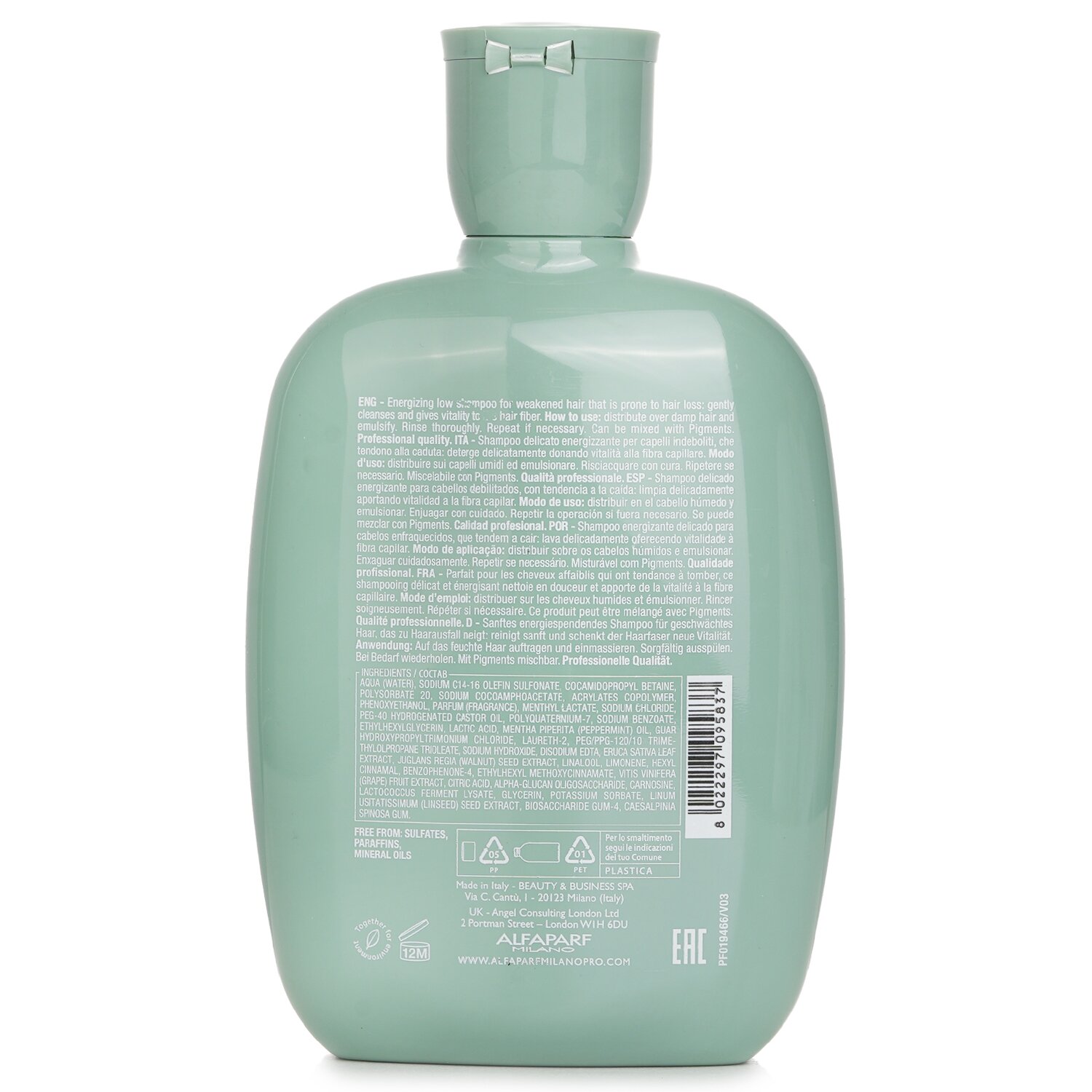 AlfaParf Semi Di Lino Scalp Renew Energizing Low Shampoo (Thinning Hair) 250ml/8.45oz