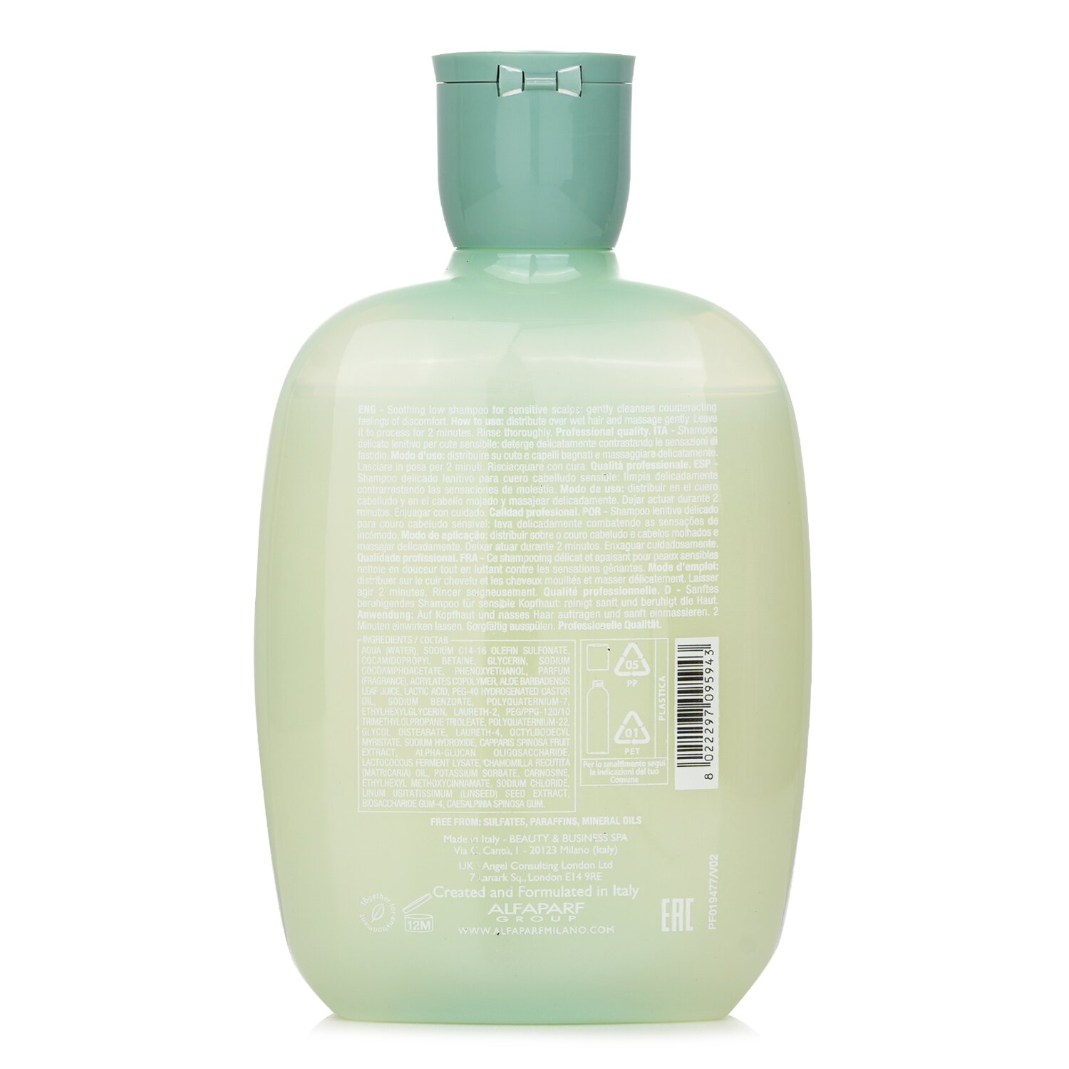 AlfaParf 星鑽凝露 Semi Di Lino鎮靜洗髮露 (敏感肌適用)(新舊包裝隨機) 250ml/8.45oz