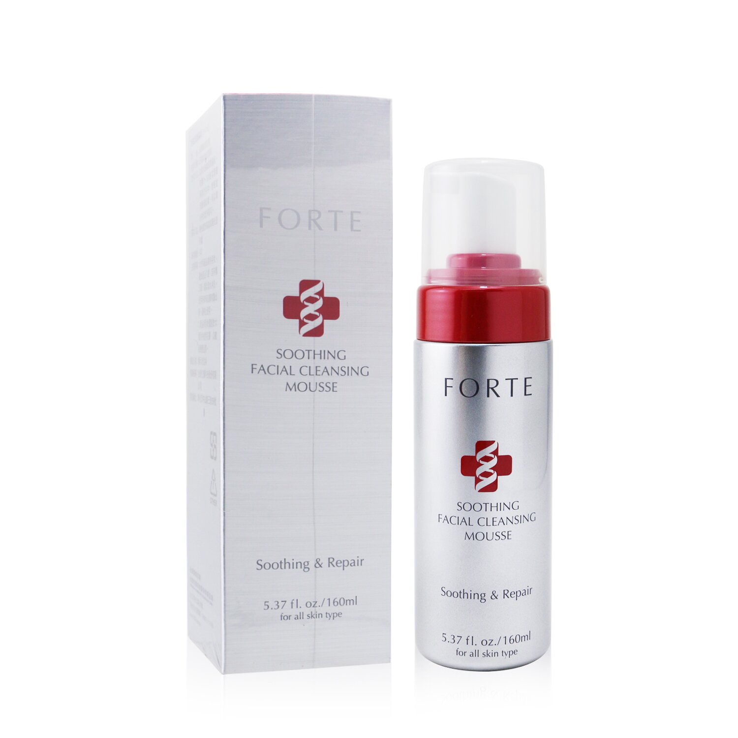 FORTE Soothing Facial Cleansing Mousse (Exp. Date 01/2021) 160ml/5.37oz
