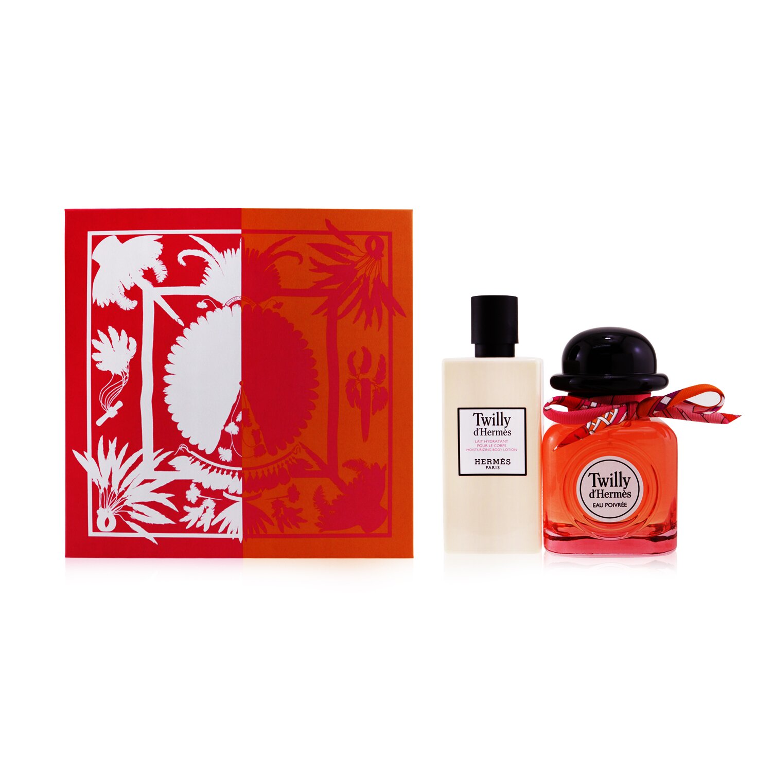 Hermes Twilly D'Hermes Eau Poivree Coffret: Eau De Parfum Spray 85ml/2.87oz + Moisturizing Body Lotion 80ml/2.7oz 2pcs
