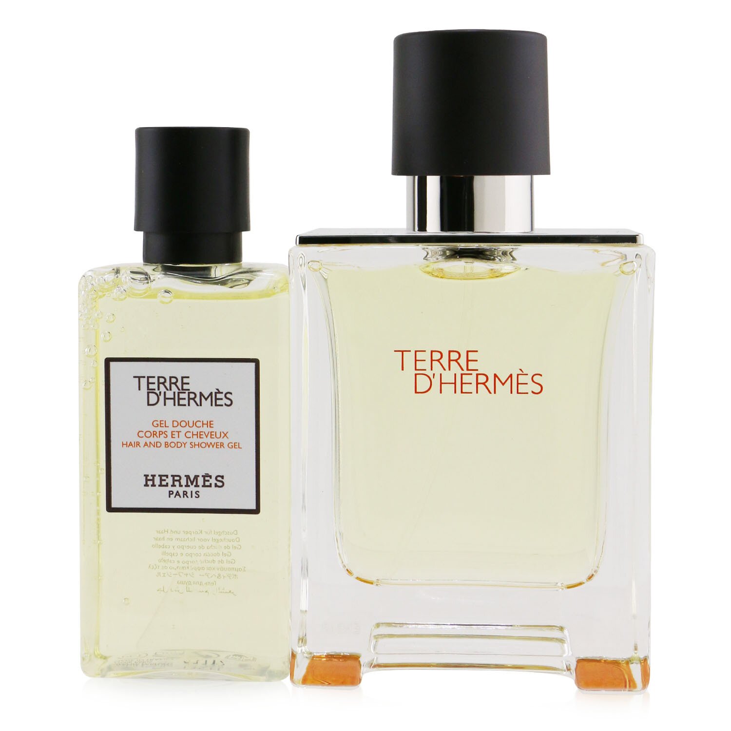 爱马仕  Hermes 爱马仕大地香氛套装：淡香水喷雾EDT 50ml/1.6oz + 秀发及身体软化角质啫喱 40ml/1.35oz 2pcs