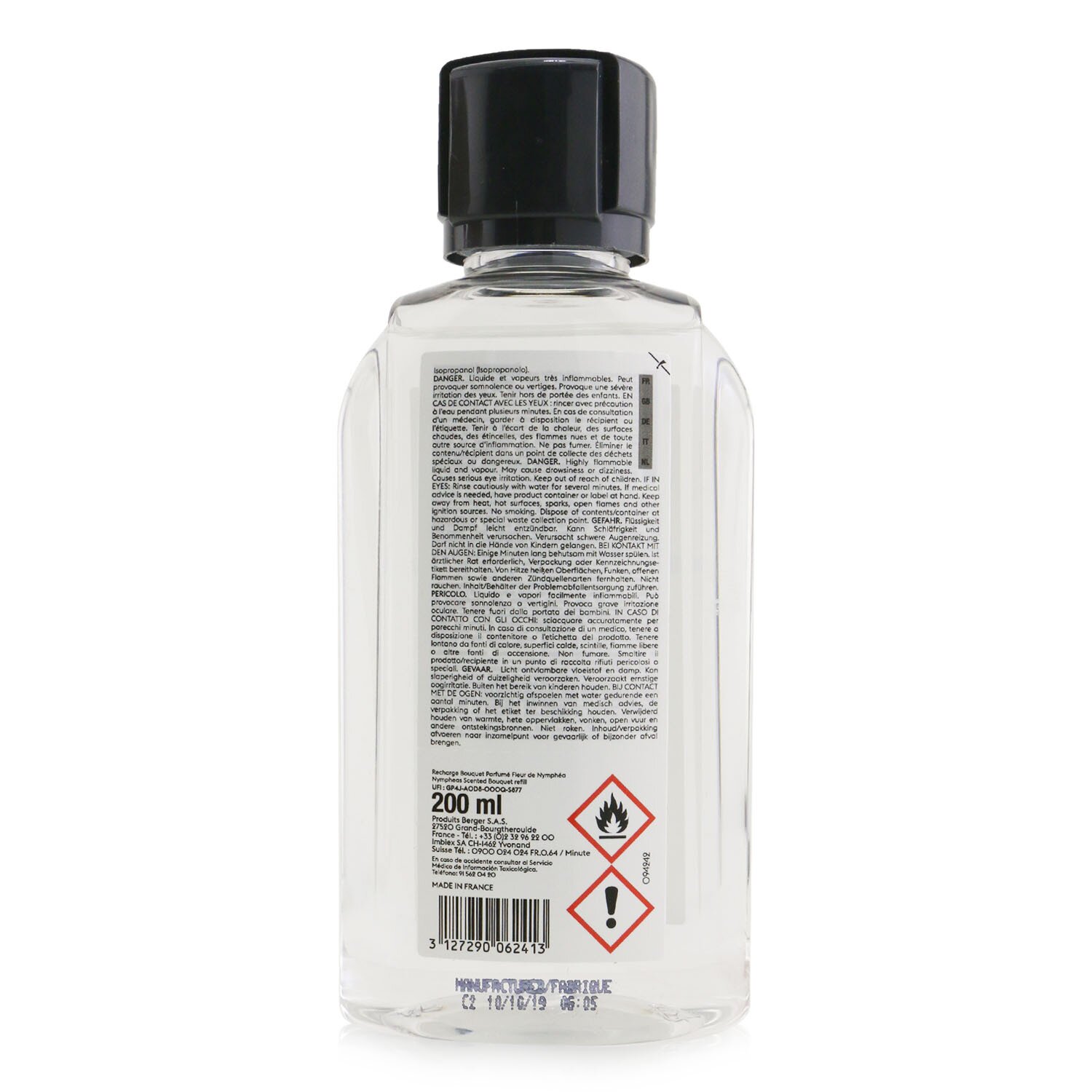 Lampe Berger (Maison Berger Paris) Bouquet Refill - Nympheas 200ml