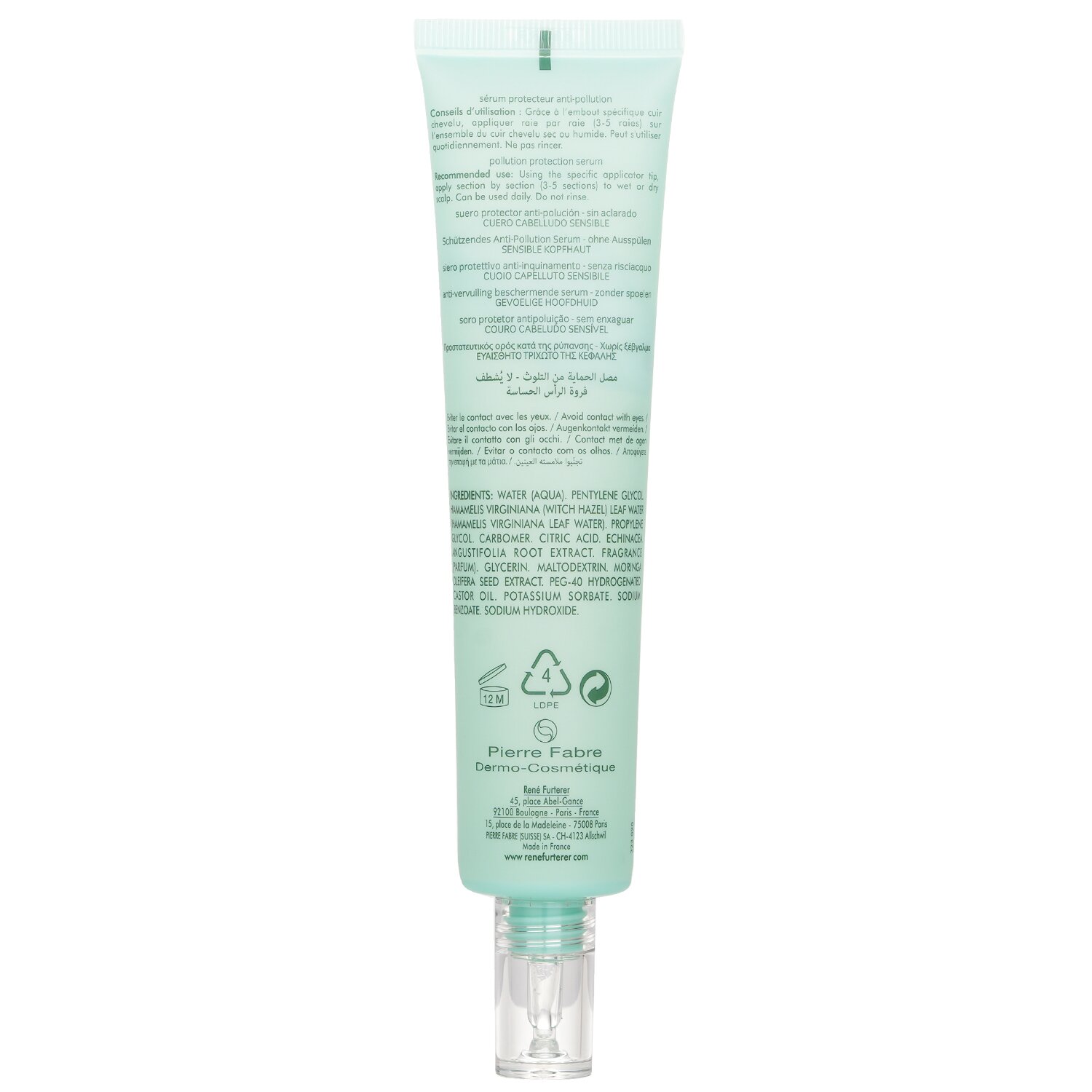 Rene Furterer Astera Sensitive Pollution Protection Serum (Sensitive Scalp) 75ml/2.5oz