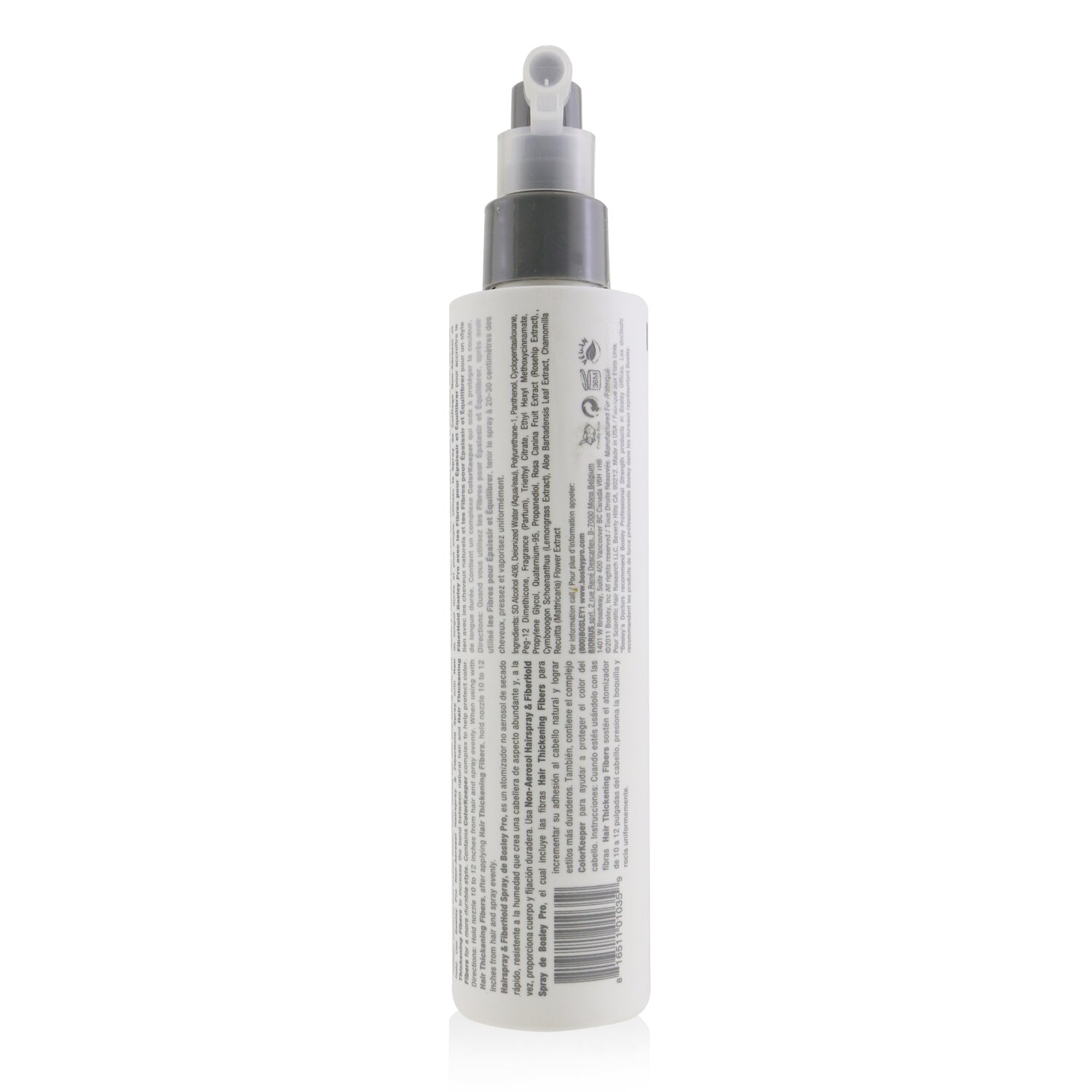 Bosley Professional Strength Non-Aerosol Hairspray & FiberHold Spray (For All Hair Types) 200ml/6.8oz