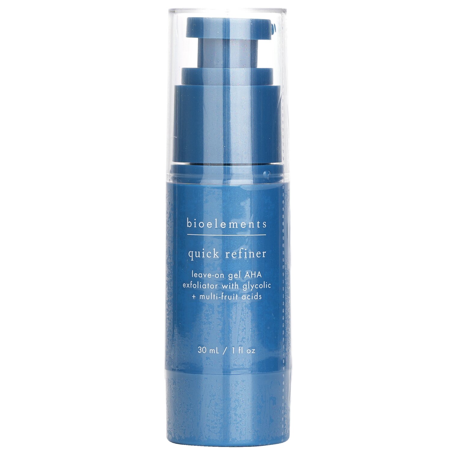 Bioelements Quick Refiner - Leave-On Gel AHA Exfoliator with Glycolic + Multi-Fruit Acids - For All Skin Types, Except Sensitive 30ml/1oz