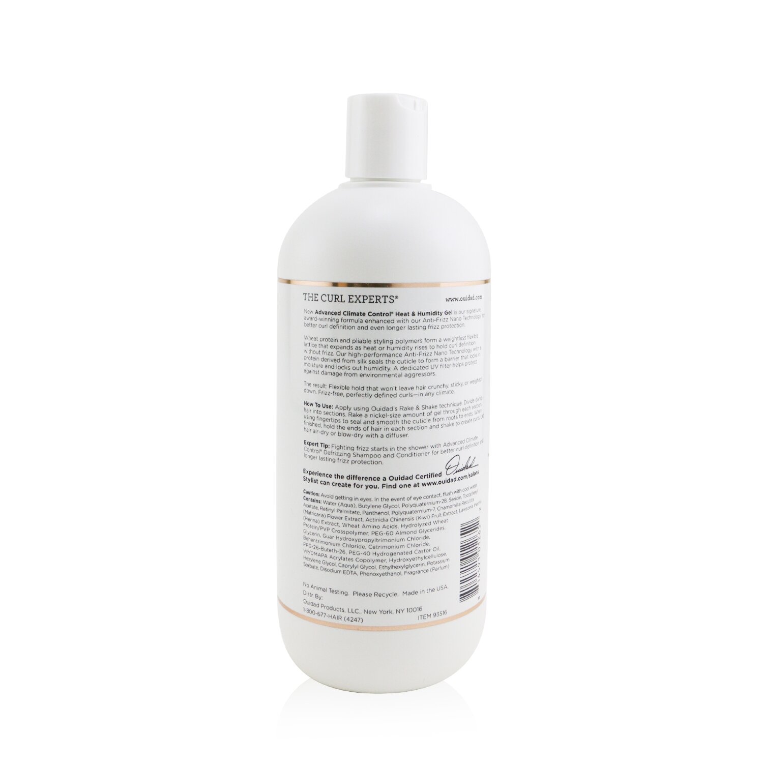 Ouidad Advanced Climate Control Heat & Humidity Gel (All Curl Types - Stronger Hold) 500ml/16oz