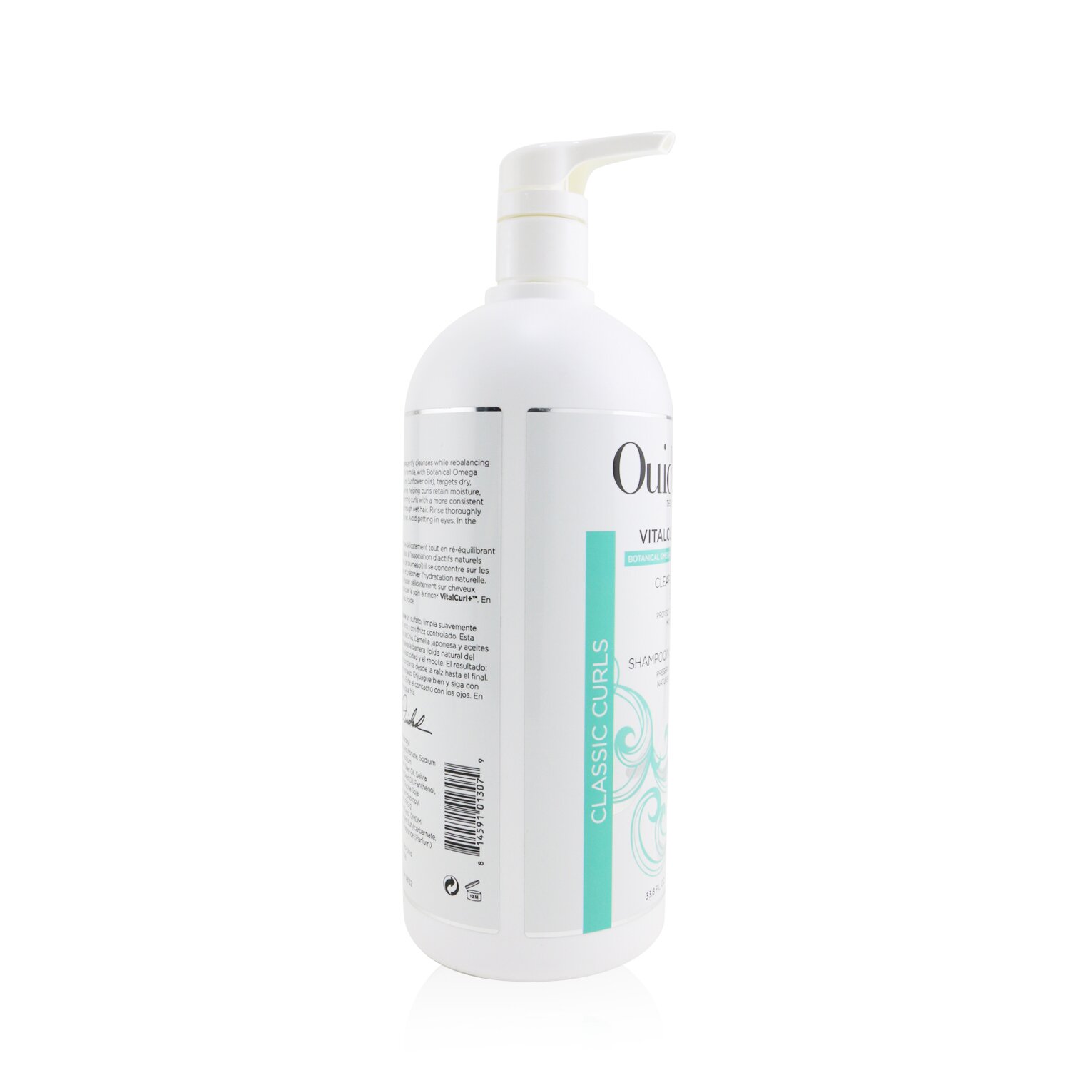Ouidad VitalCurl+ Clear & Gentle Shampoo (Classic Curls) 1000ml/33.8oz