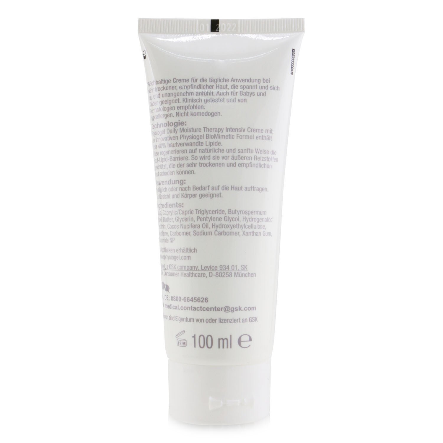 Physiogel Daily Moisture Therapy Intensive Cream - For Very Dry & Sensitive Skin (Box Slightly Damaged) 100ml/3.4oz