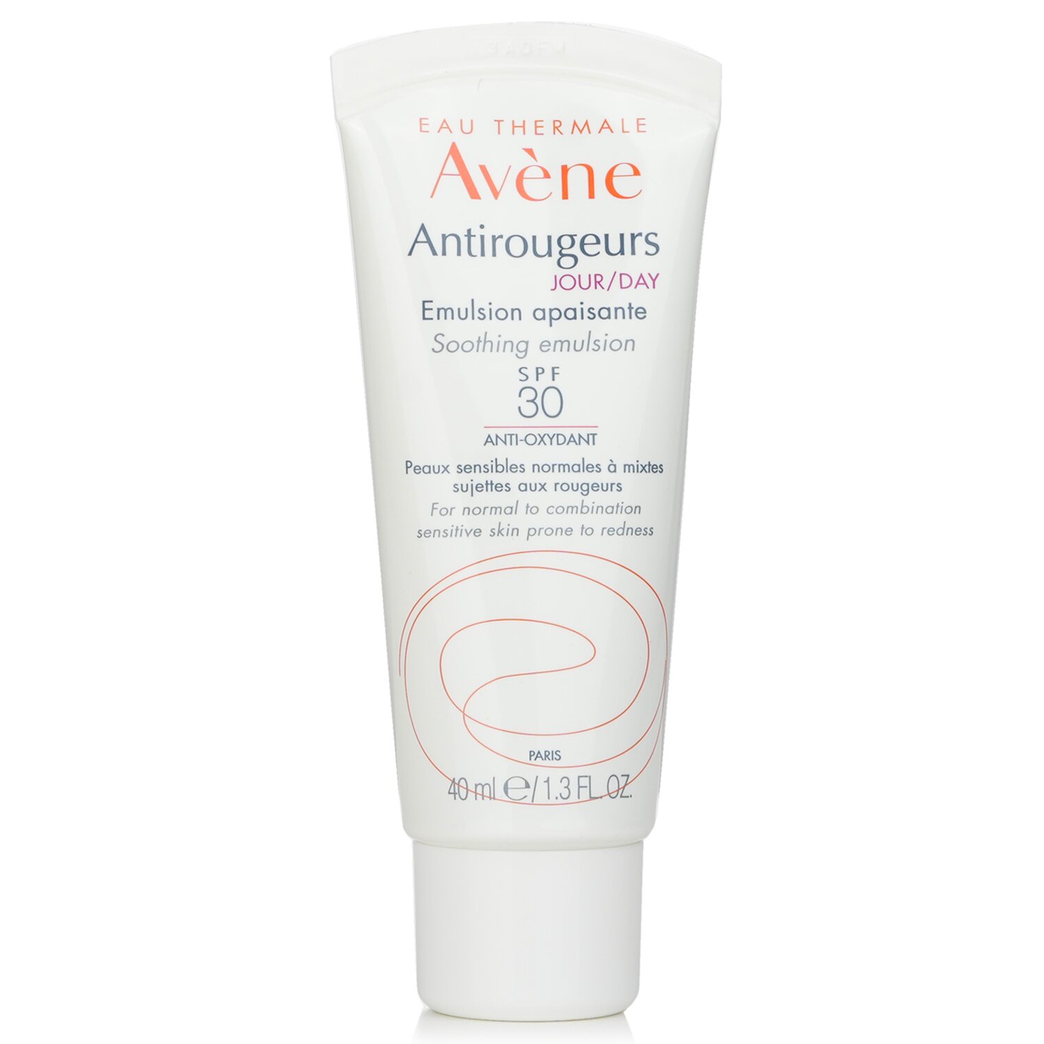 Avene Antirougeurs Emulsja Łagodząca na DZIEŃ SPF 30 - Skóra normalna i mieszana, wrażliwa, skłonna do zaczerwienień 40ml/1.3oz