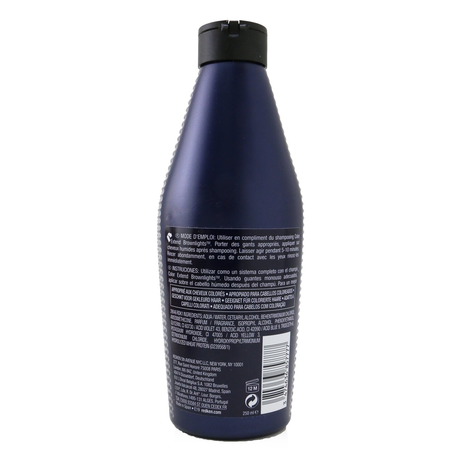 Redken Color Extend Brownlights Blue Toning Conditioner (Anti-Brass For Natural and Highlighted Brunettes) 250ml/8.5oz