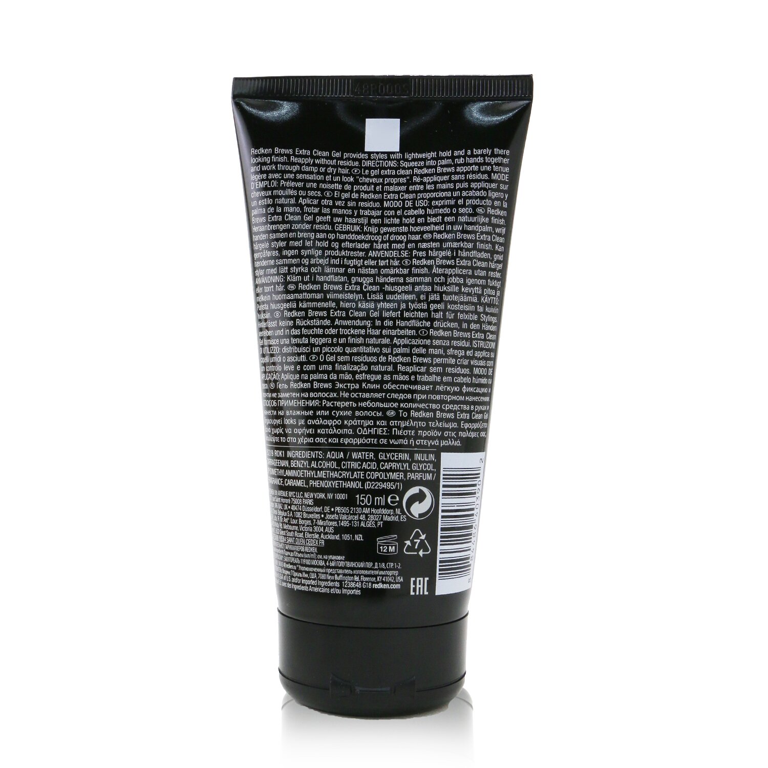 Redken Brews Extra Clean Gel (No Flaking / No Crunch / Non-Sticky) 150ml/5oz