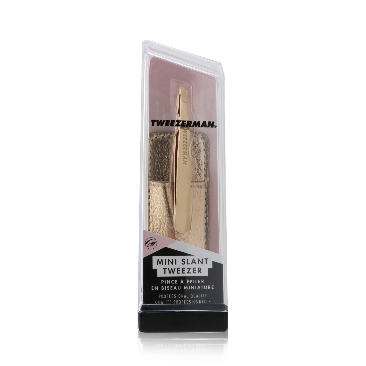 Tweezerman Mini Slant Tweezer With Case Picture Color