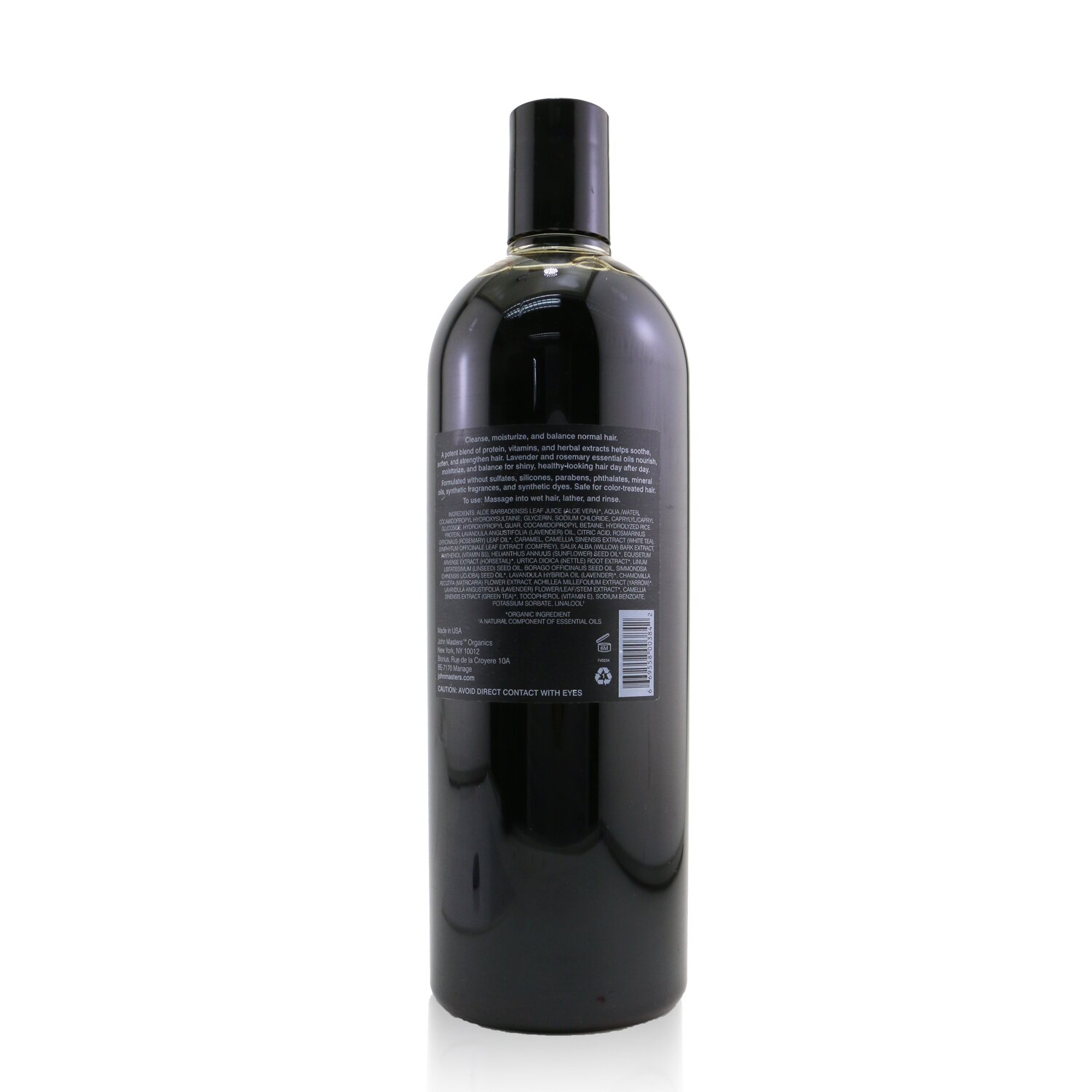 John Masters Organics Shampoo For Normal Hair with Lavender & Rosemary 1000ml/33.8oz