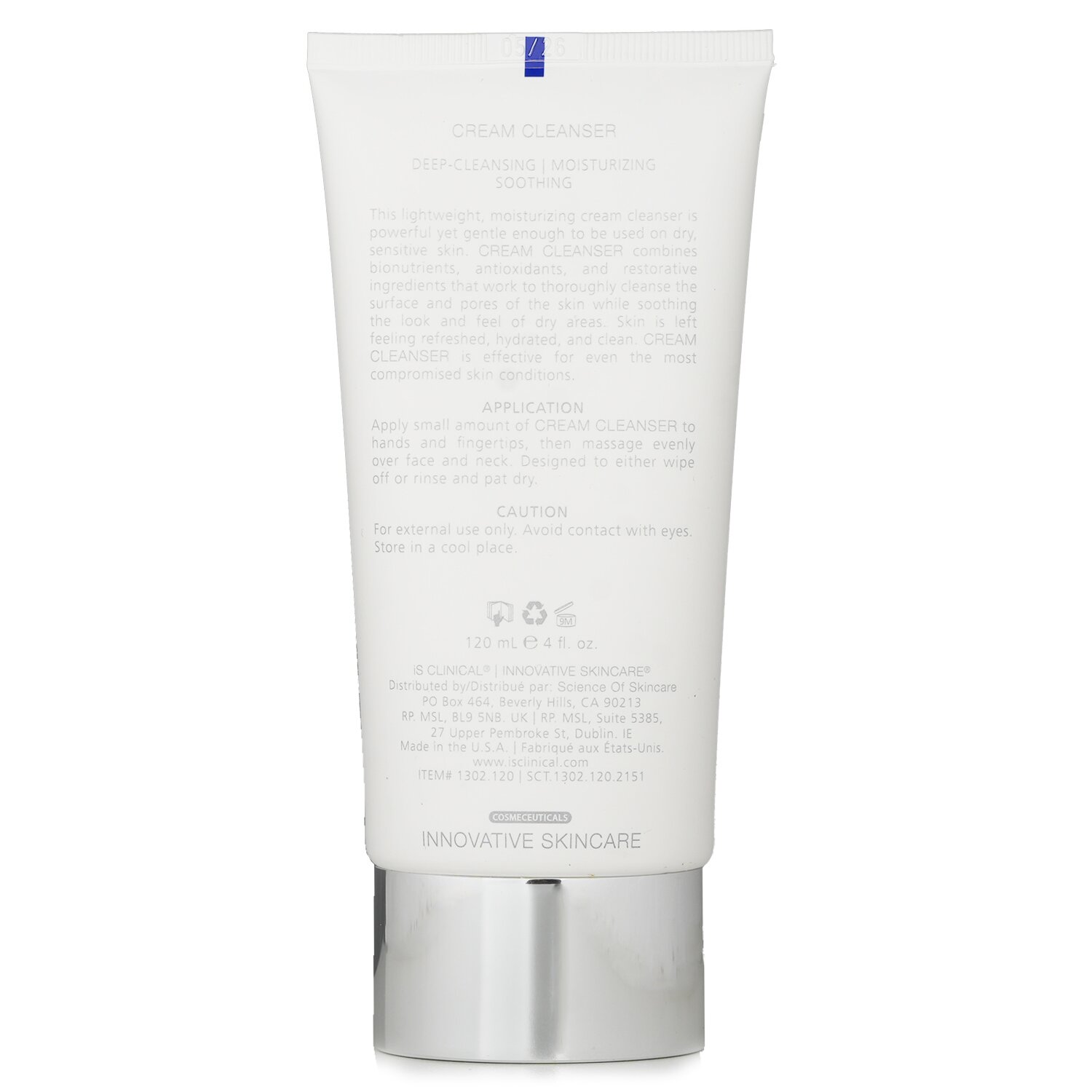 IS Clinical Cream Cleanser 120ml/4oz