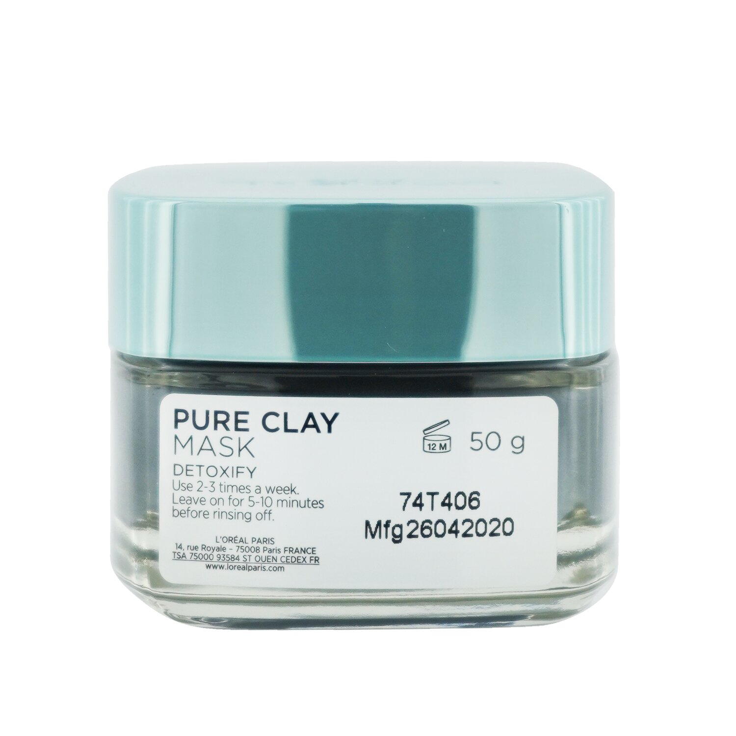 L'Oreal Pure Clay Mask - Purifying (For Normal To Combination Skin) 50g/1.7oz