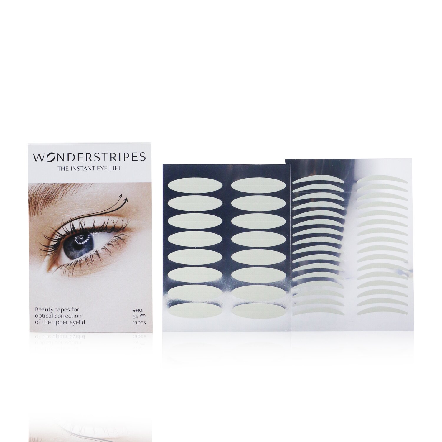 WONDERSTRIPES Wonderstripes The Instant Eye Lift Beauty Tapes (Small + Medium) 64tapes