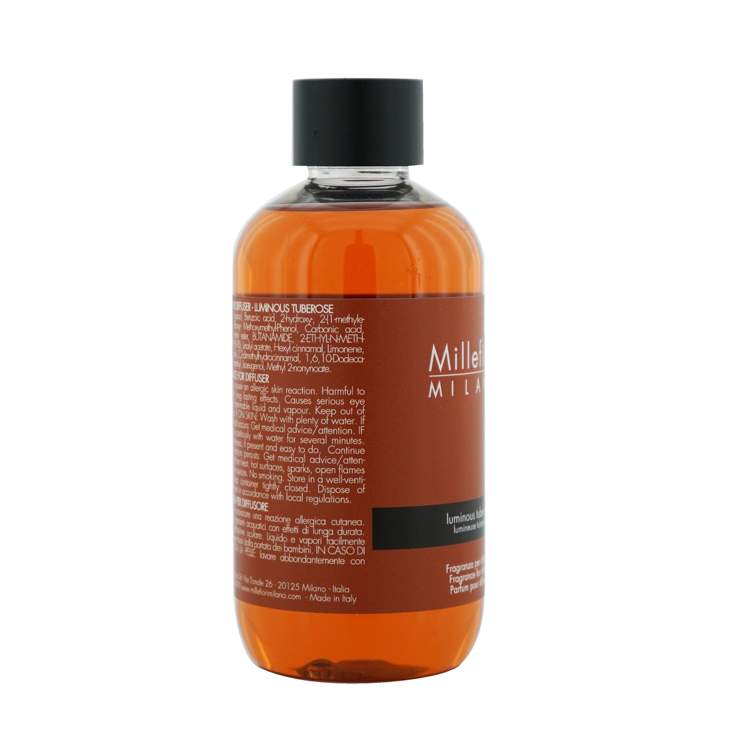 Millefiori Natural Fragrance Diffuser Refill - Luminous Tuberose 250ml/8.45oz